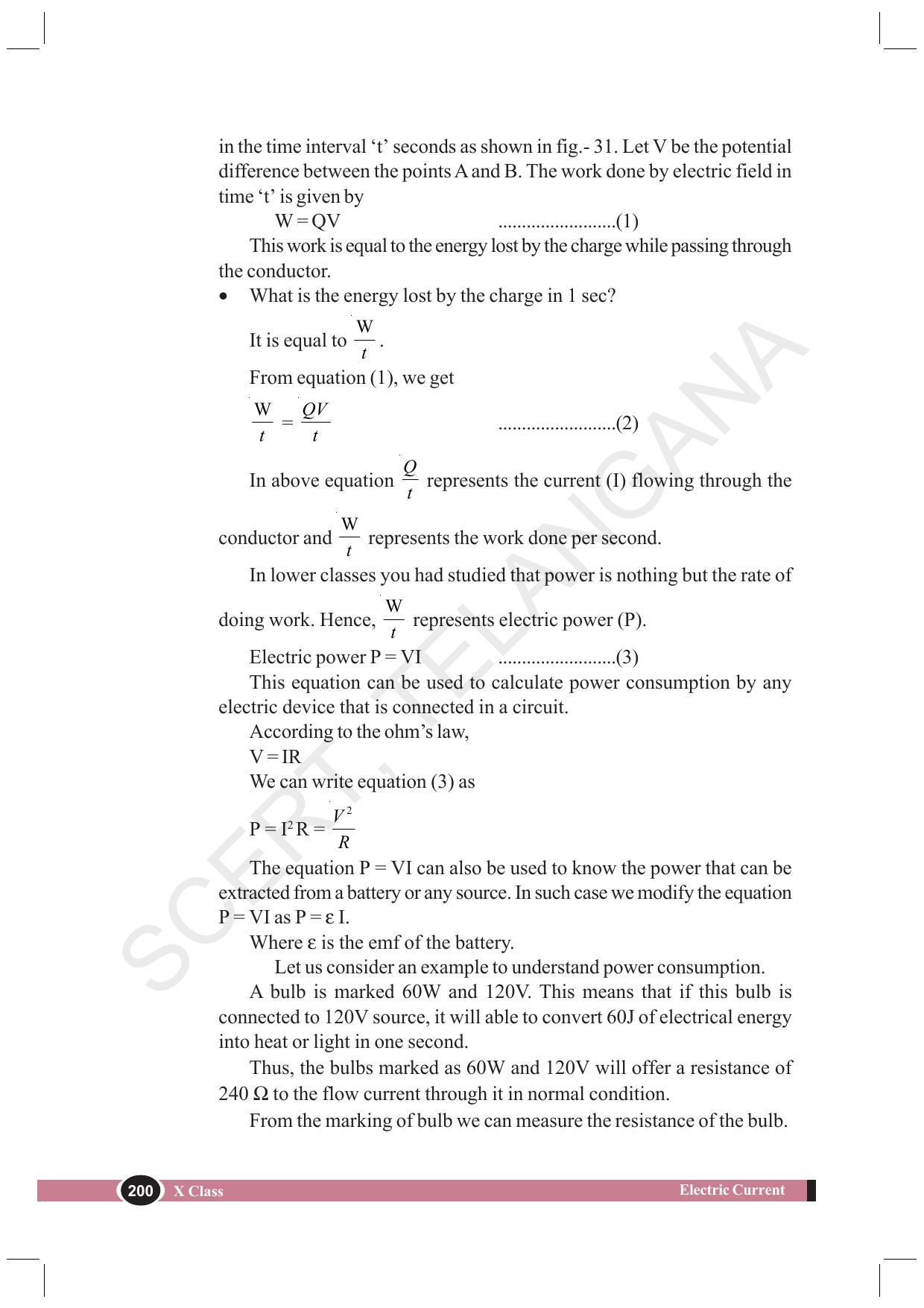 TS SCERT Class 10 Physical Science (English Medium) Text Book - Page 212