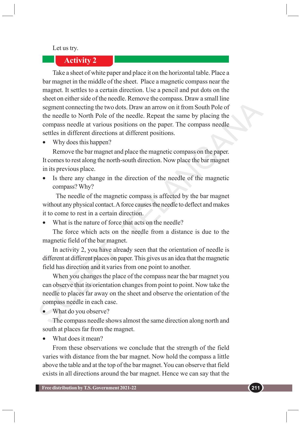 TS SCERT Class 10 Physical Science (English Medium) Text Book - Page 223