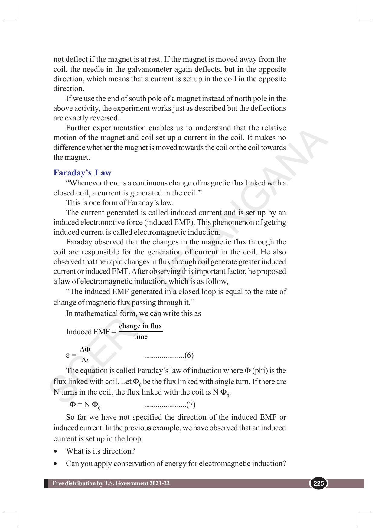 TS SCERT Class 10 Physical Science (English Medium) Text Book - Page 237