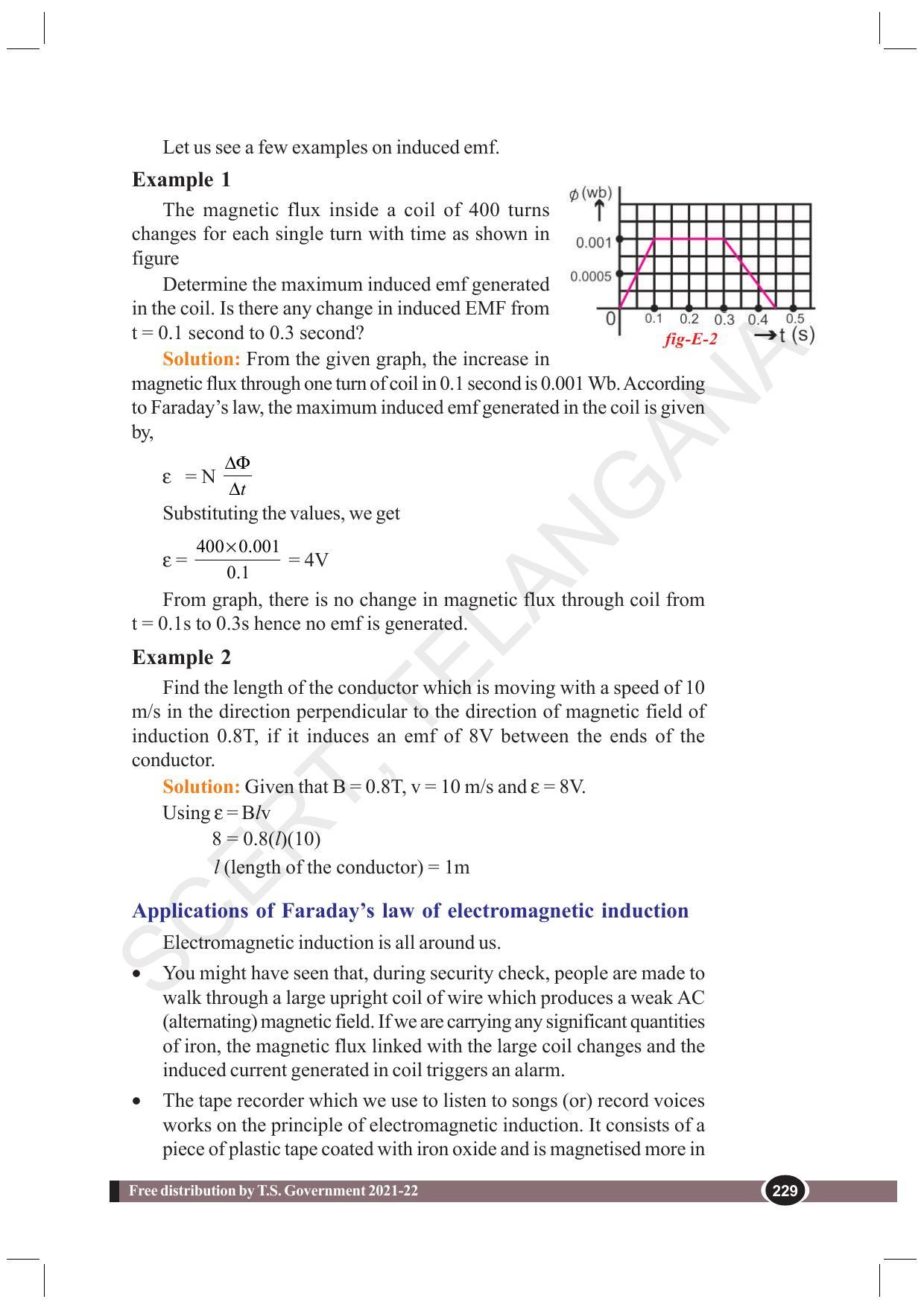 TS SCERT Class 10 Physical Science (English Medium) Text Book - Page 241