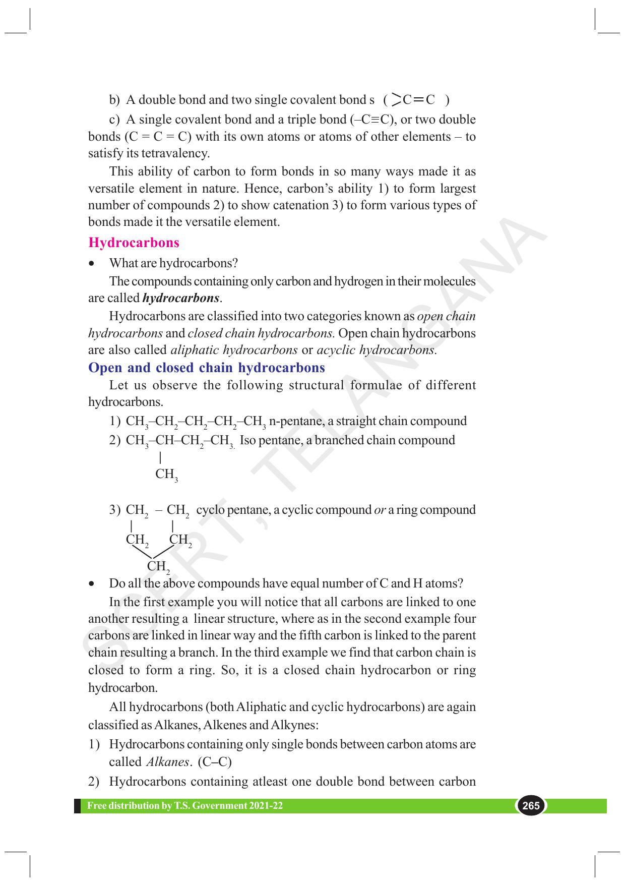 TS SCERT Class 10 Physical Science (English Medium) Text Book - Page 277