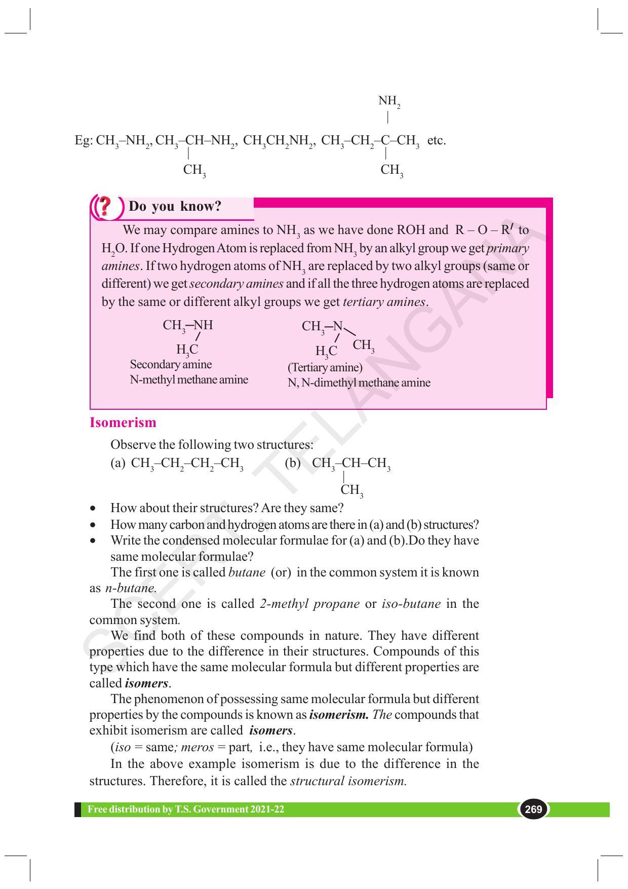 TS SCERT Class 10 Physical Science (English Medium) Text Book - Page 281