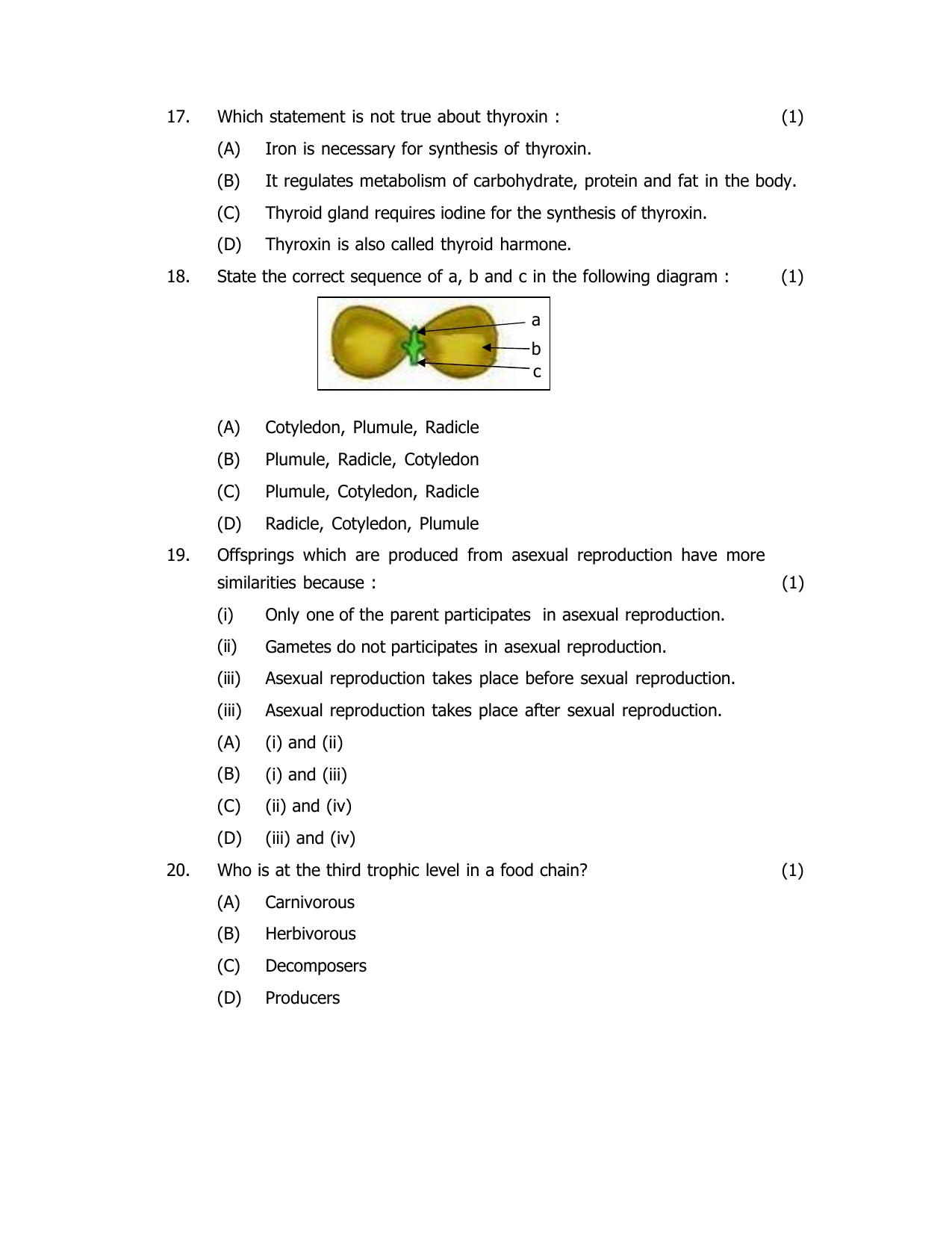 UP Board Class 10 Science Model Papers 2024 - Page 5