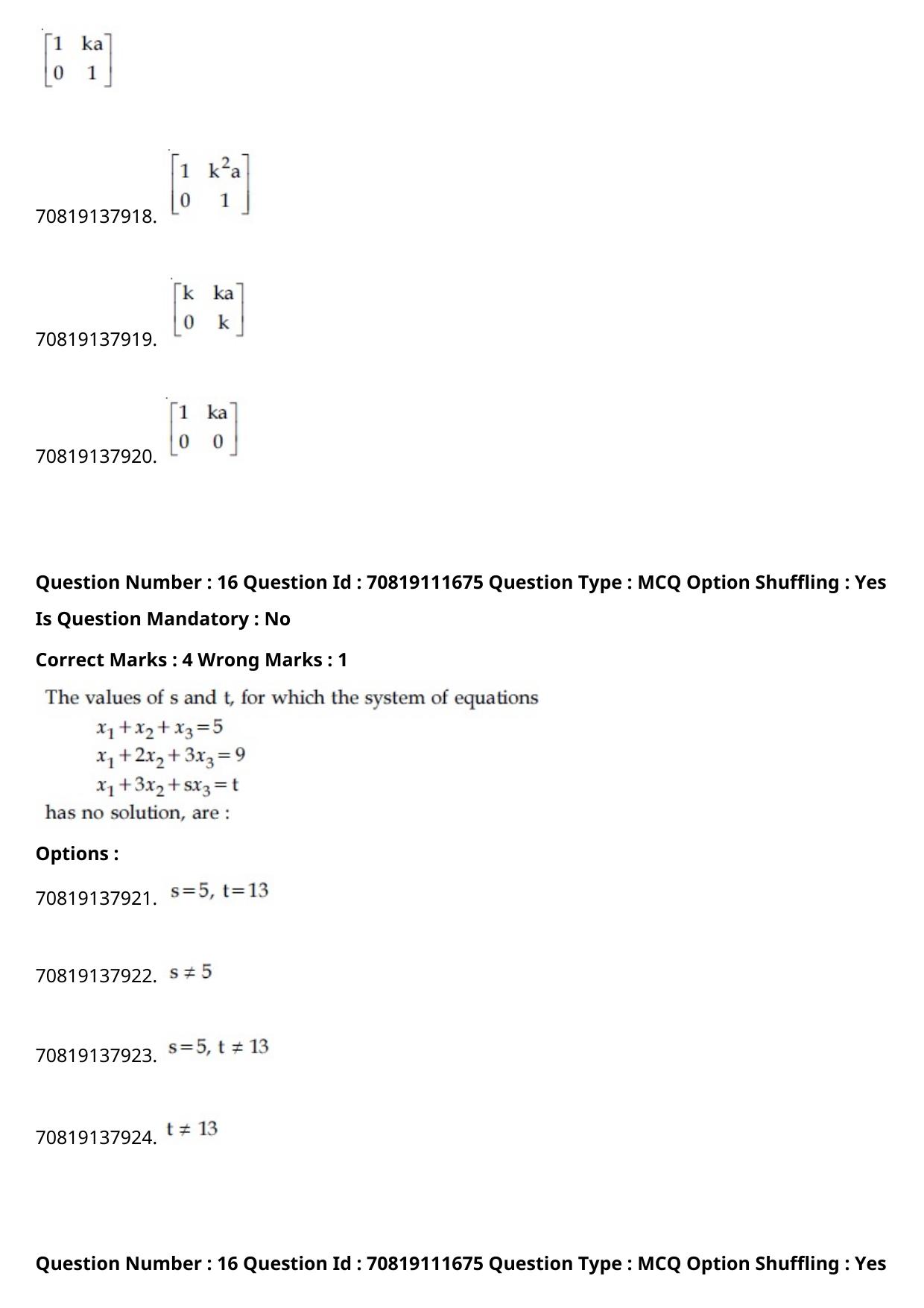 JEE Mains 2021: B.Arch Marathi (Shift 2) 23-02-2021 Question Paper - Page 18