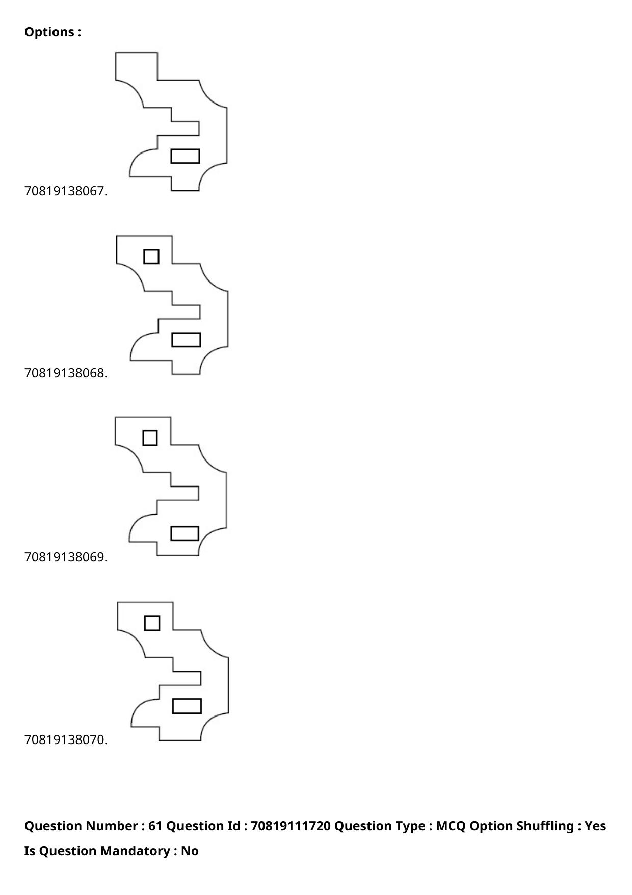 JEE Mains 2021: B.Arch Marathi (Shift 2) 23-02-2021 Question Paper - Page 72