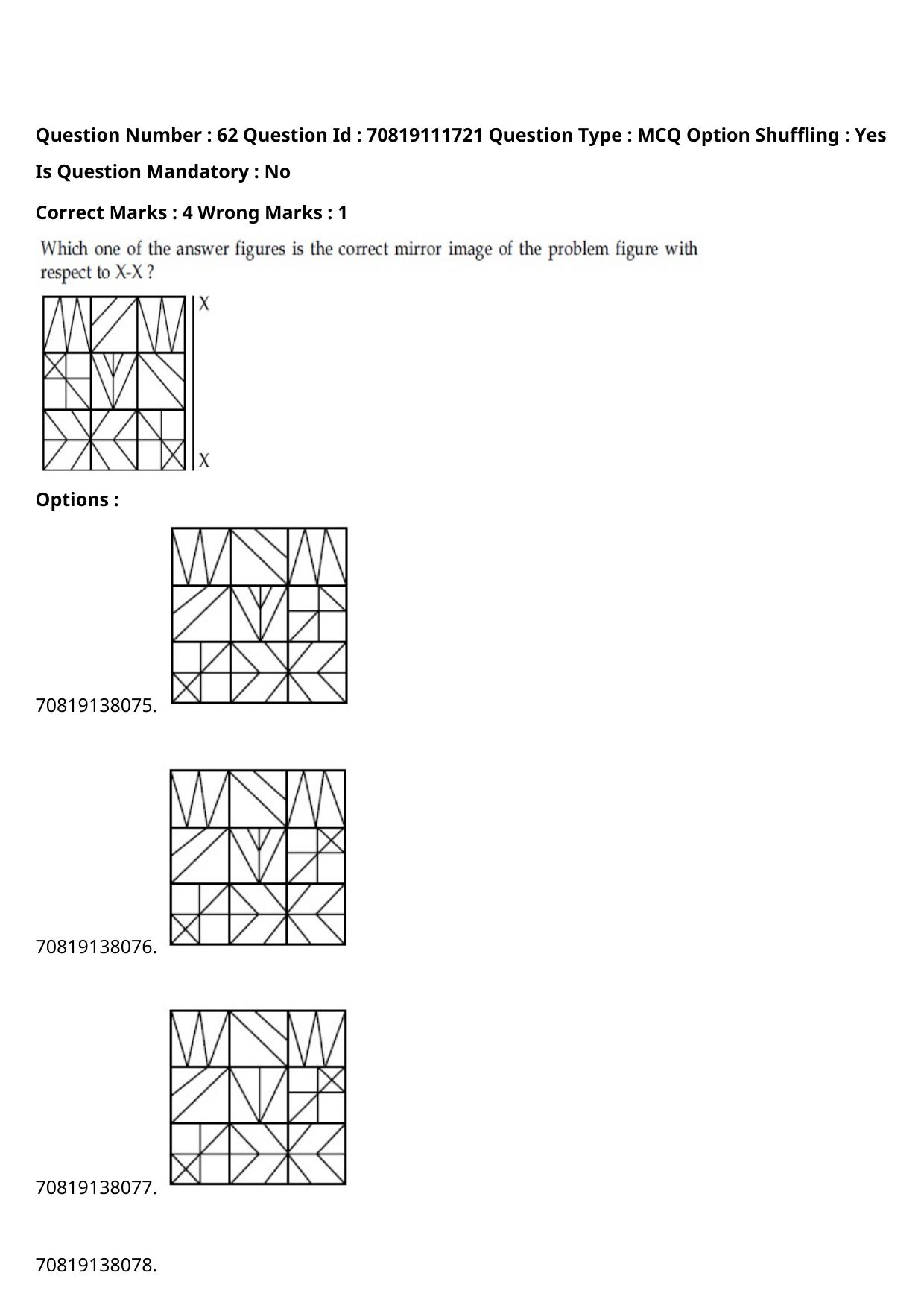 JEE Mains 2021: B.Arch Marathi (Shift 2) 23-02-2021 Question Paper - Page 75