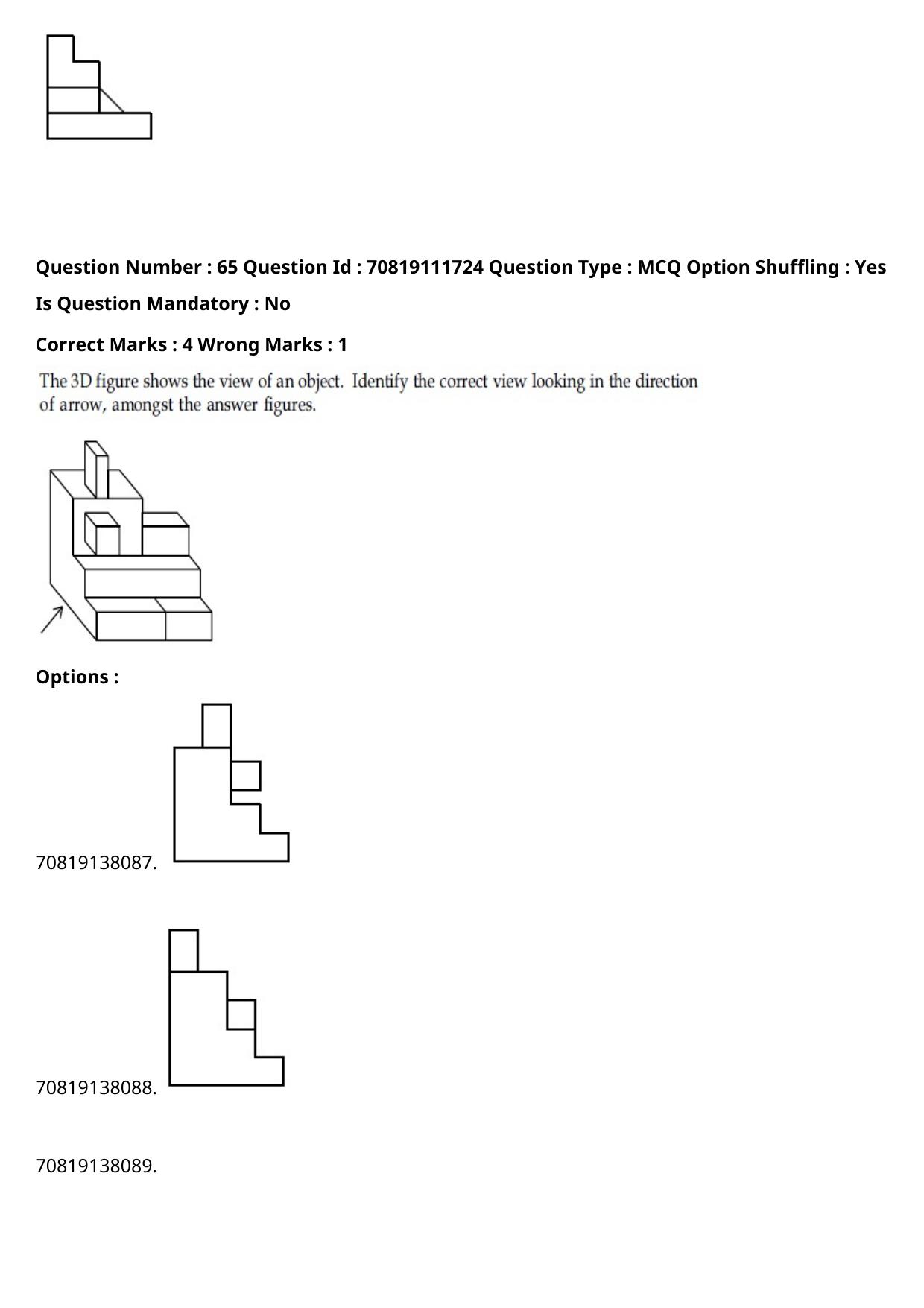 JEE Mains 2021: B.Arch Marathi (Shift 2) 23-02-2021 Question Paper - Page 81