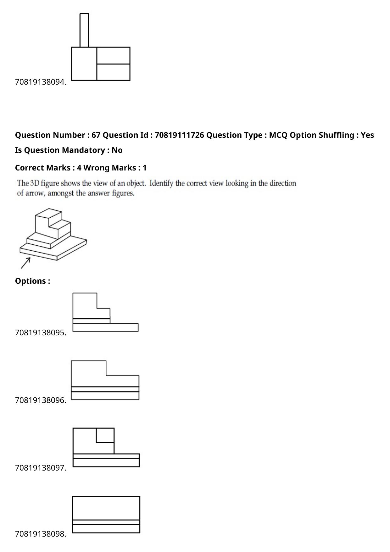 JEE Mains 2021: B.Arch Marathi (Shift 2) 23-02-2021 Question Paper - Page 86