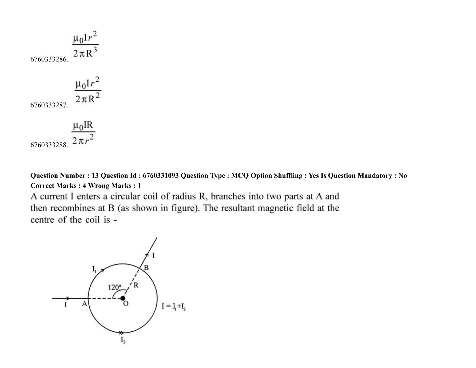 JEE Mains 2021: BTech (Shift1) 03-08-2021 Question Paper - Page 11