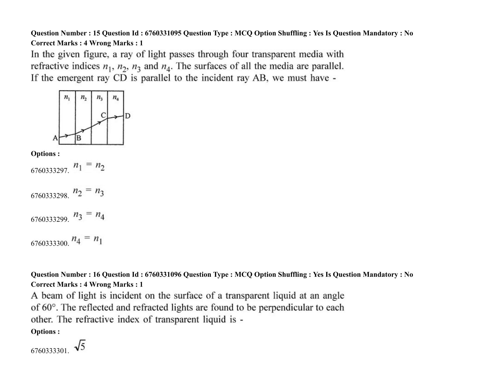 JEE Mains 2021: BTech (Shift1) 03-08-2021 Question Paper - Page 13