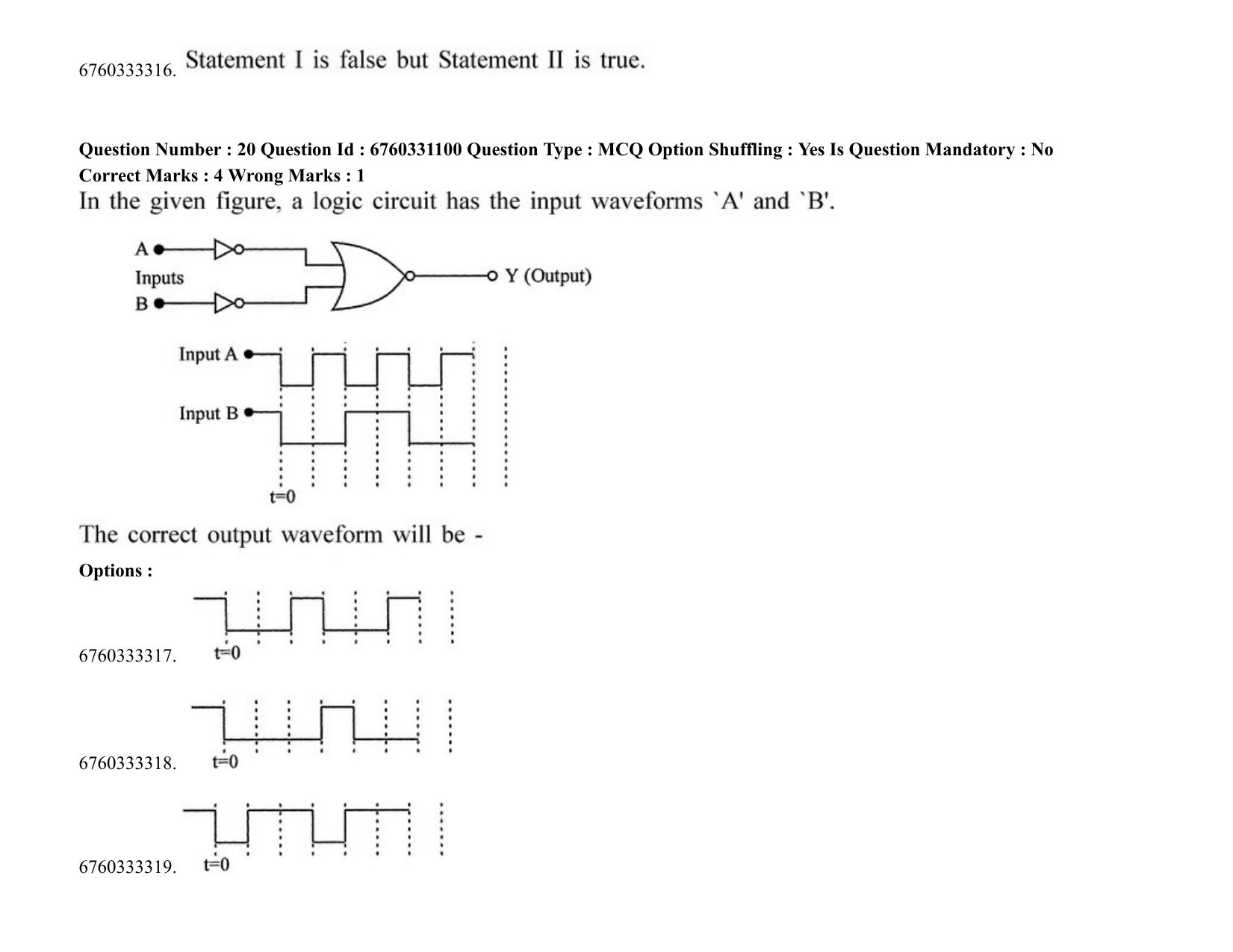JEE Mains 2021: BTech (Shift1) 03-08-2021 Question Paper - Page 16