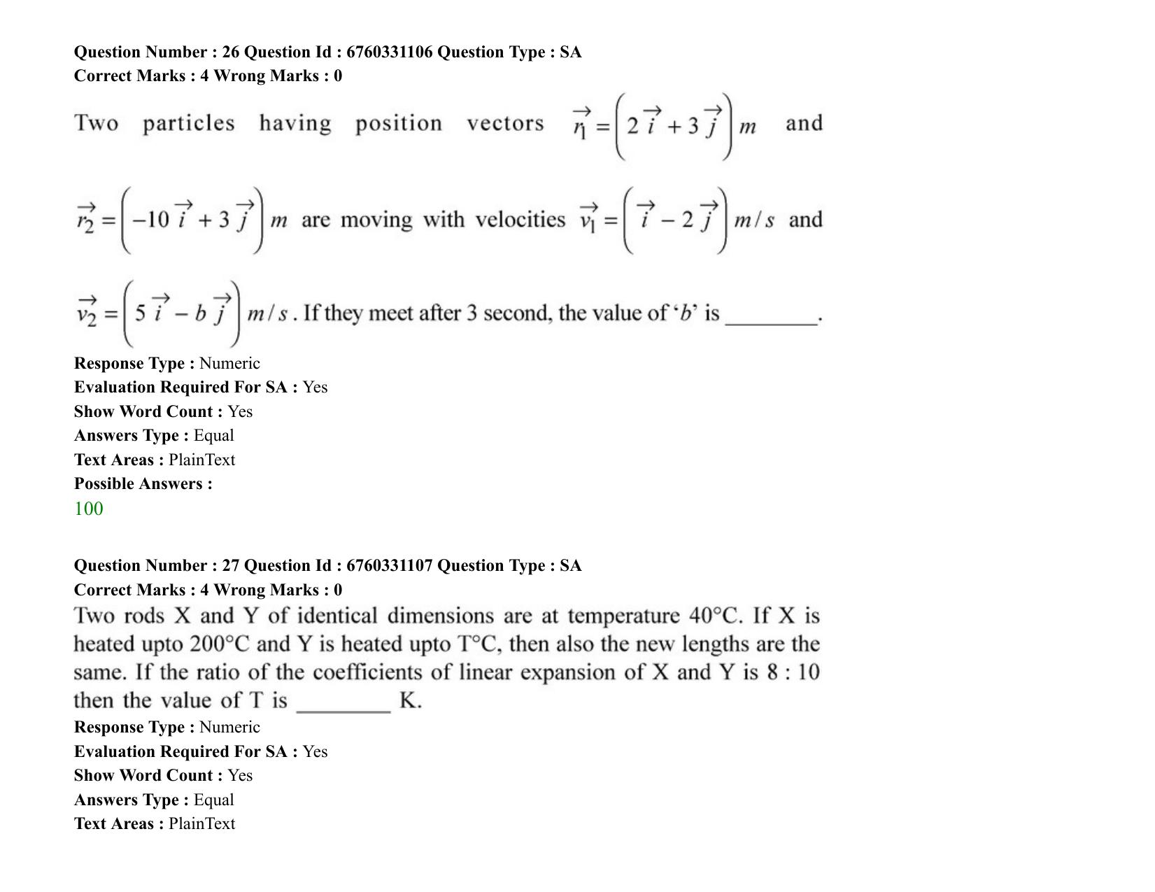 JEE Mains 2021: BTech (Shift1) 03-08-2021 Question Paper - Page 20