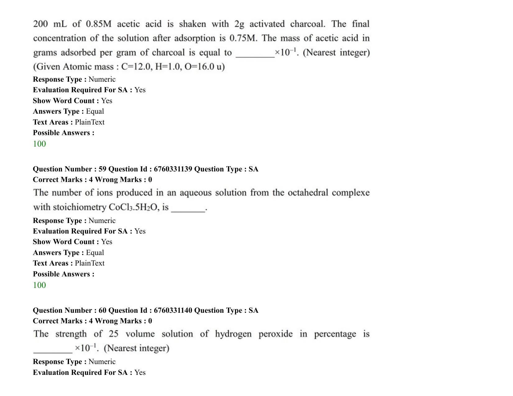 JEE Mains 2021: BTech (Shift1) 03-08-2021 Question Paper - Page 45