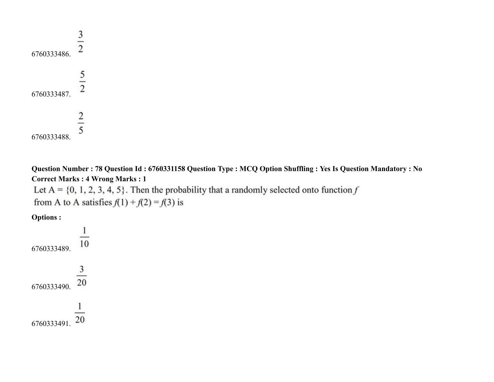 JEE Mains 2021: BTech (Shift1) 03-08-2021 Question Paper - Page 57