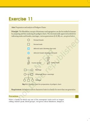 NCERT Laboratory Manuals for Class XII Biology - Exercise 11