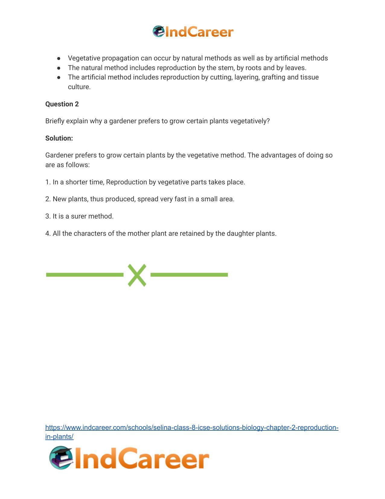 Selina Class 8 ICSE Solutions Biology : Chapter 2- Reproduction in Plants - Page 6