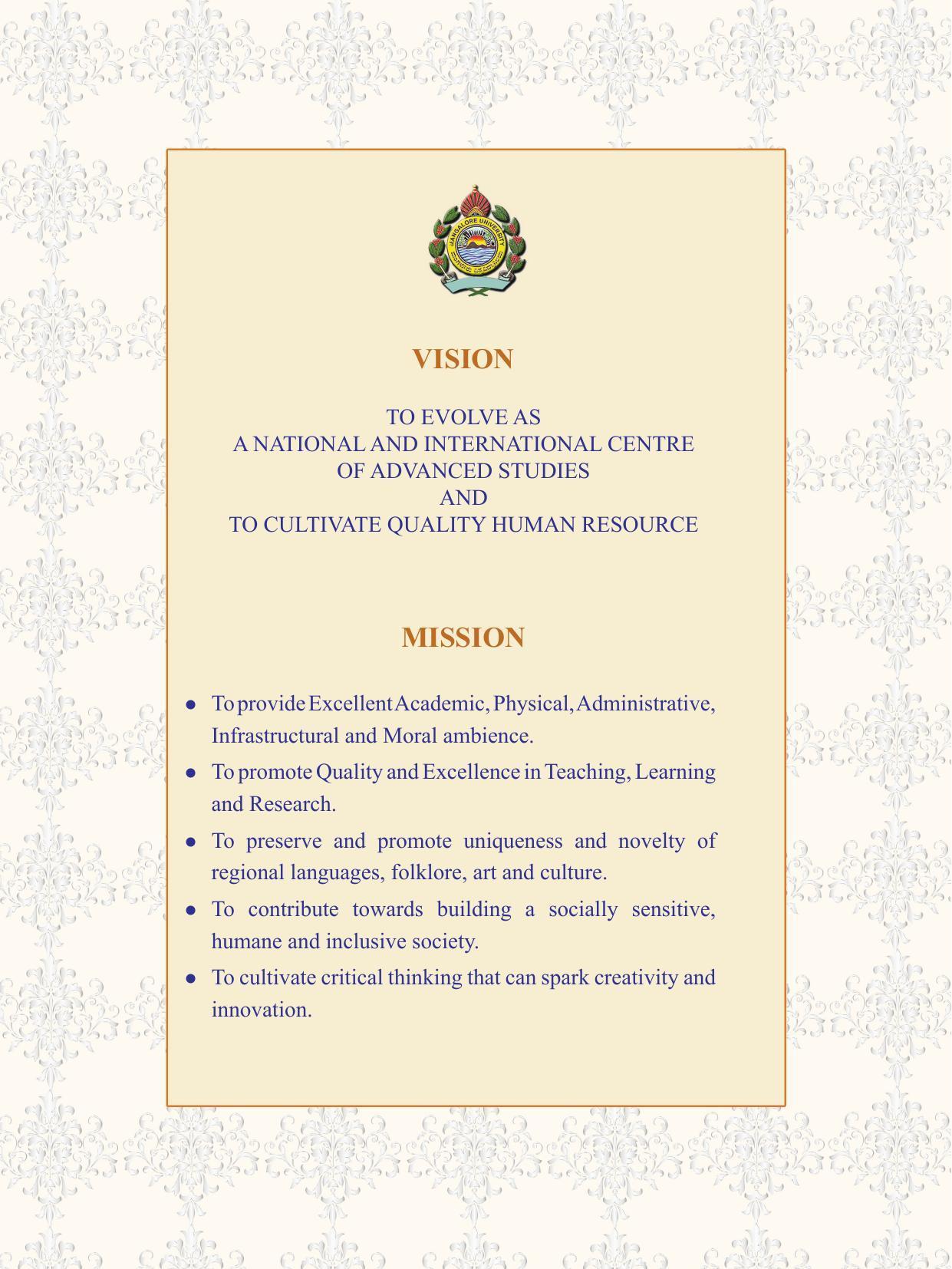 Mangalore University, Mangalore 2021-22 (Prospectus) - Page 4