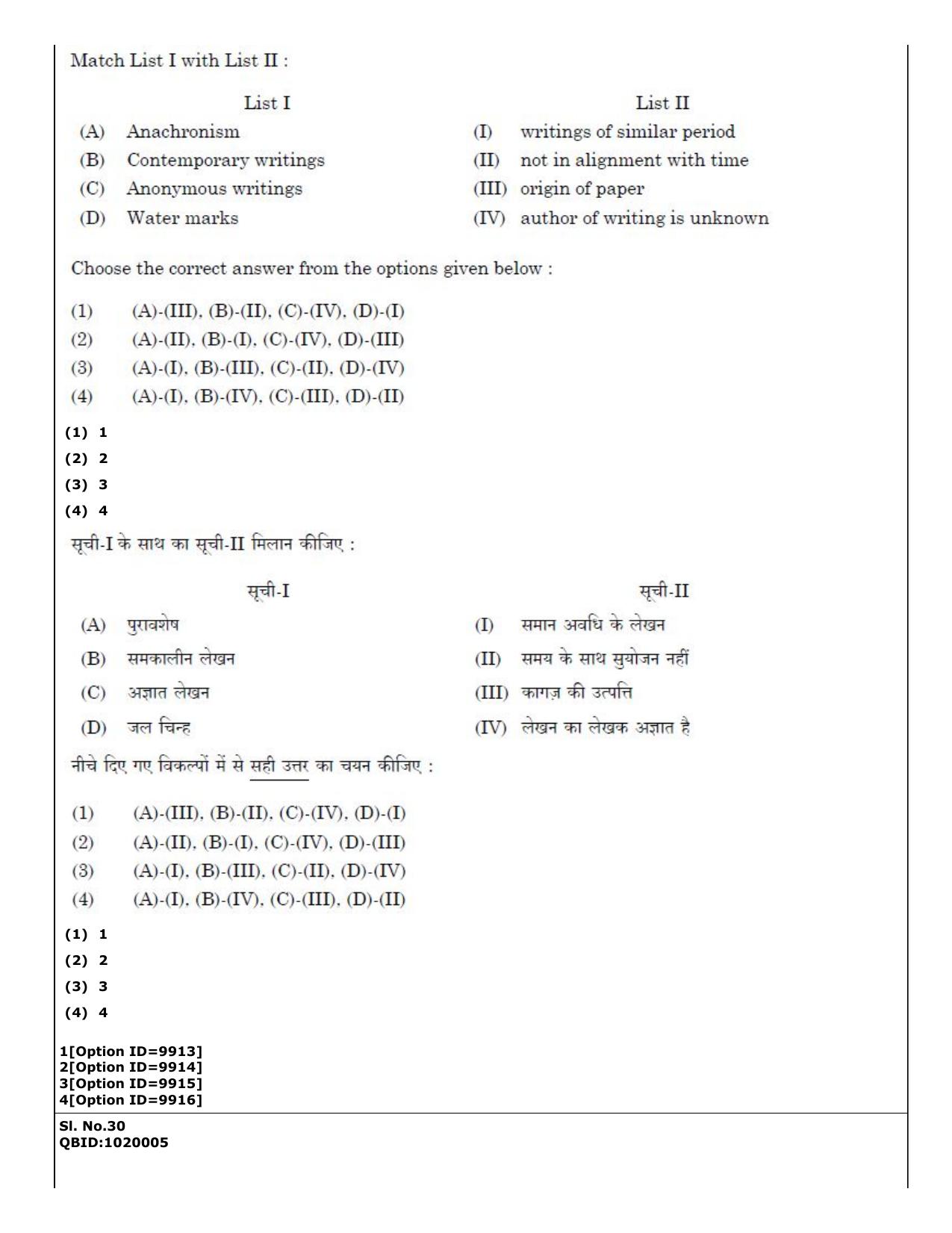 CUET (PG) 2022: PGQP-16 A. Forensic Science (04-09-2022) Question Paper - Page 21
