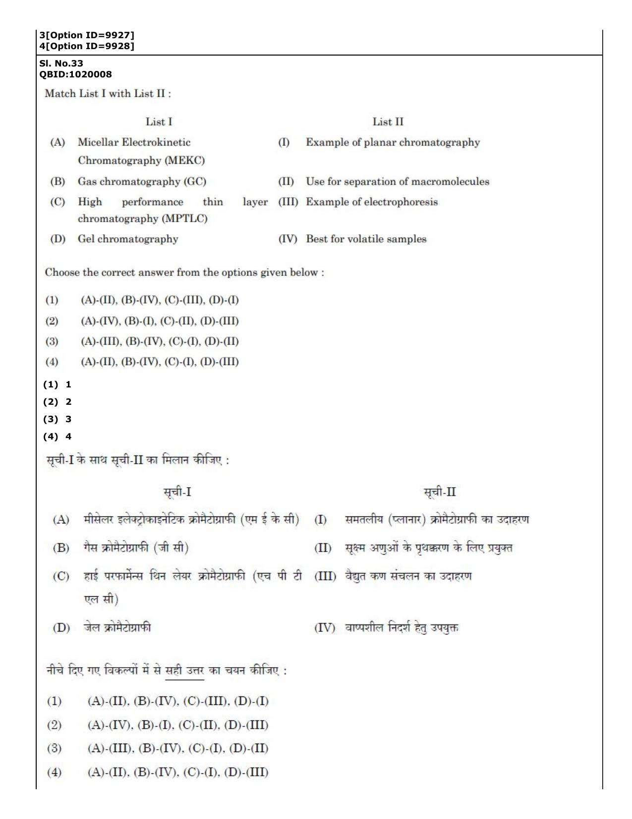 CUET (PG) 2022: PGQP-16 A. Forensic Science (04-09-2022) Question Paper - Page 24