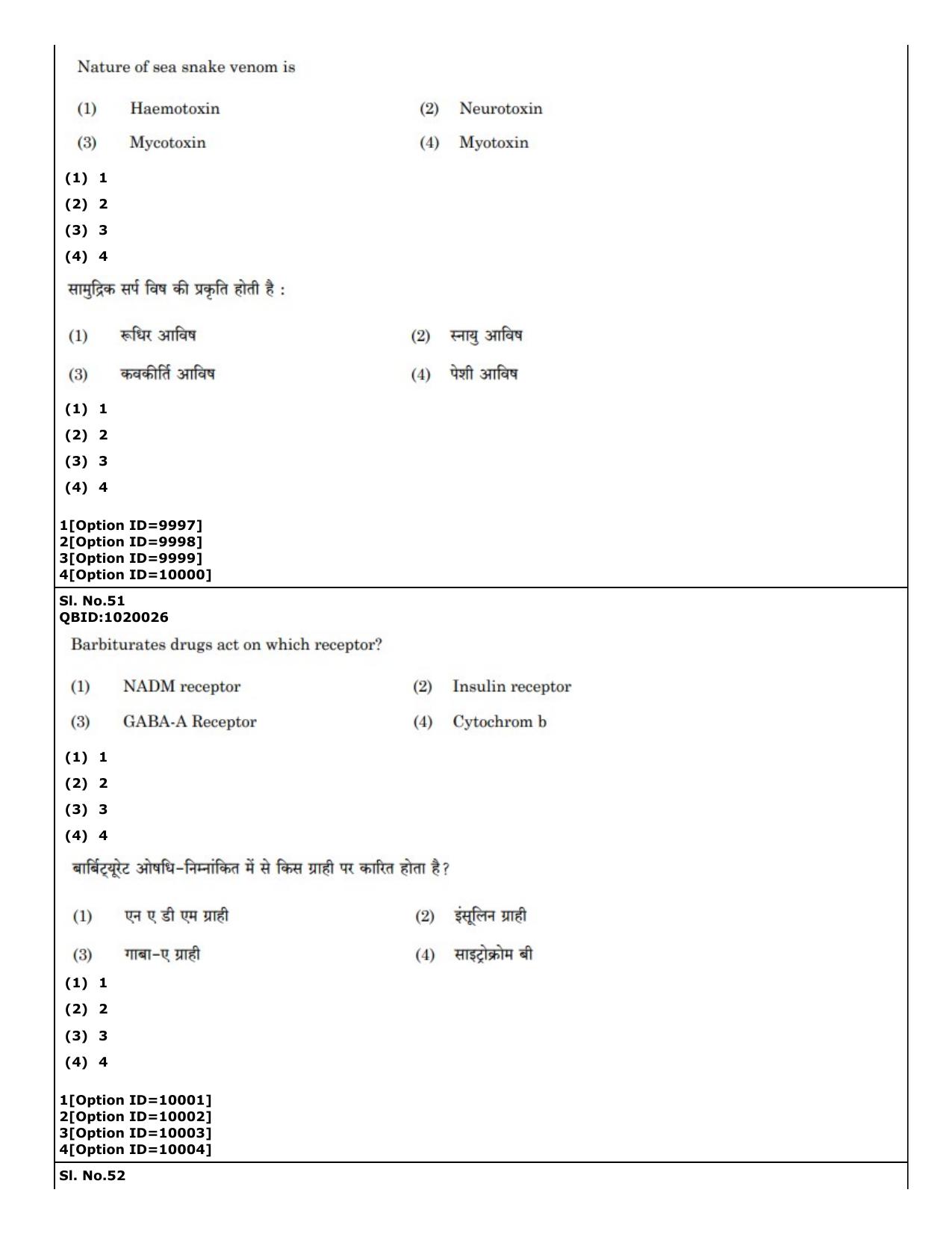 CUET (PG) 2022: PGQP-16 A. Forensic Science (04-09-2022) Question Paper - Page 34