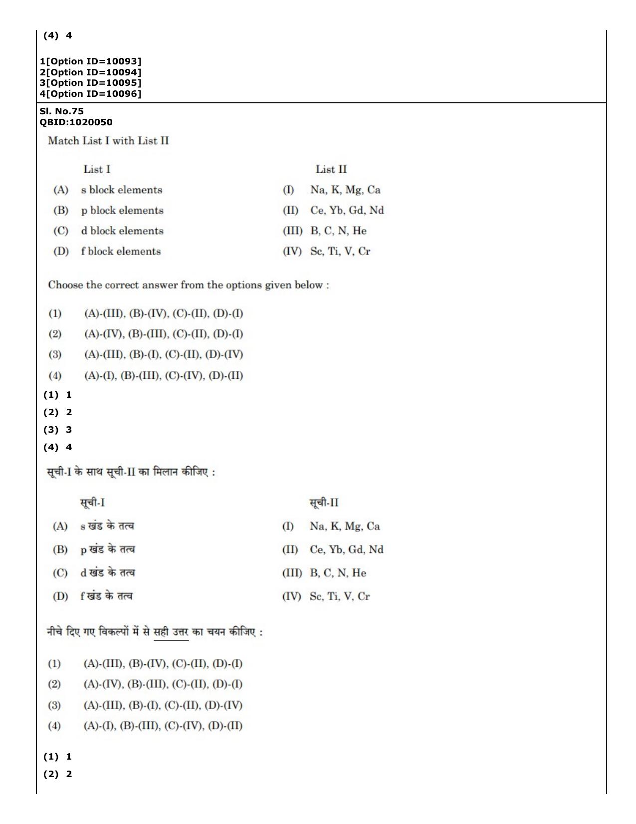 CUET (PG) 2022: PGQP-16 A. Forensic Science (04-09-2022) Question Paper - Page 53