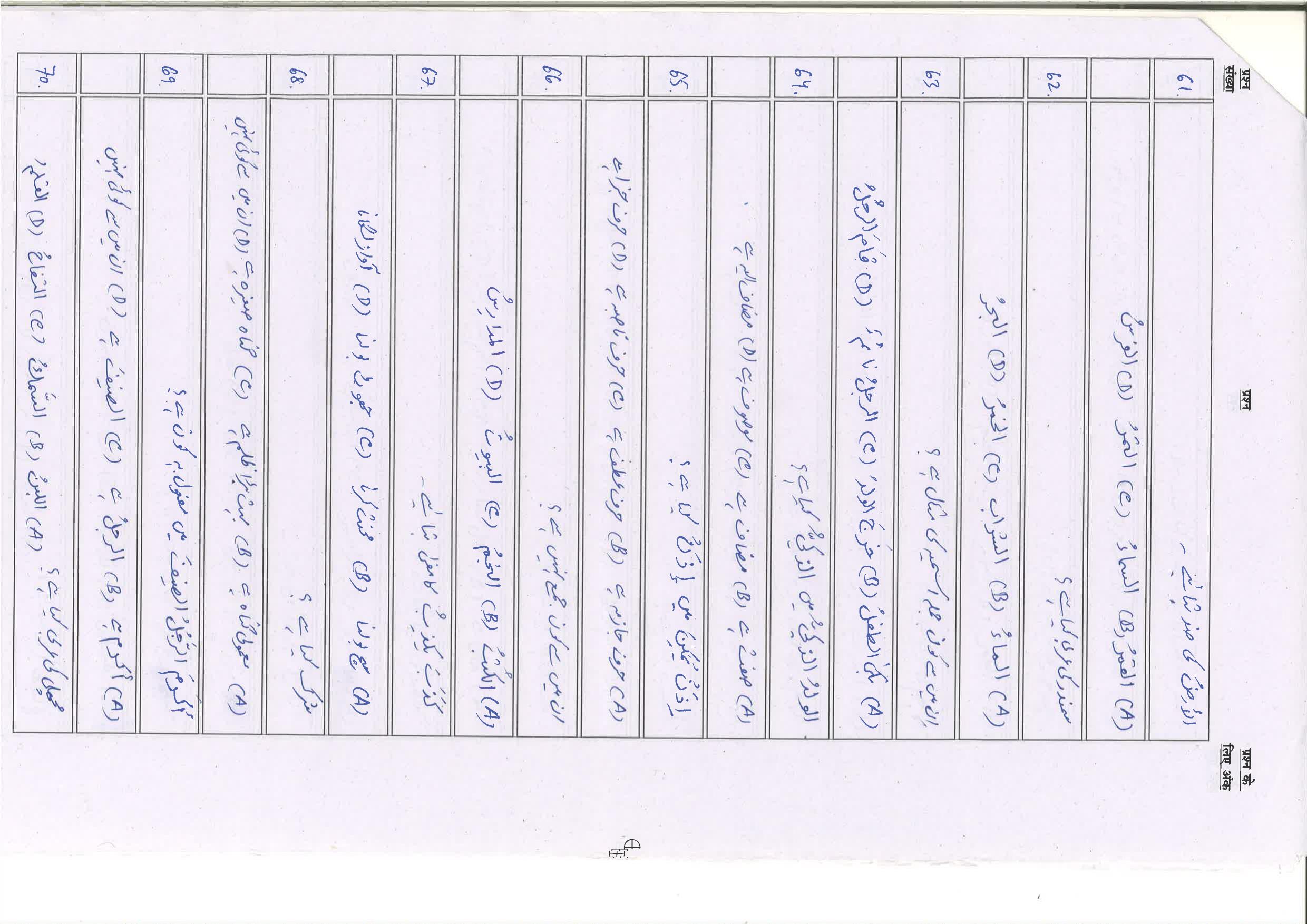Bihar Board (BSEB) Class X: 123- ARABIC 2025 Model Question Paper - Page 9