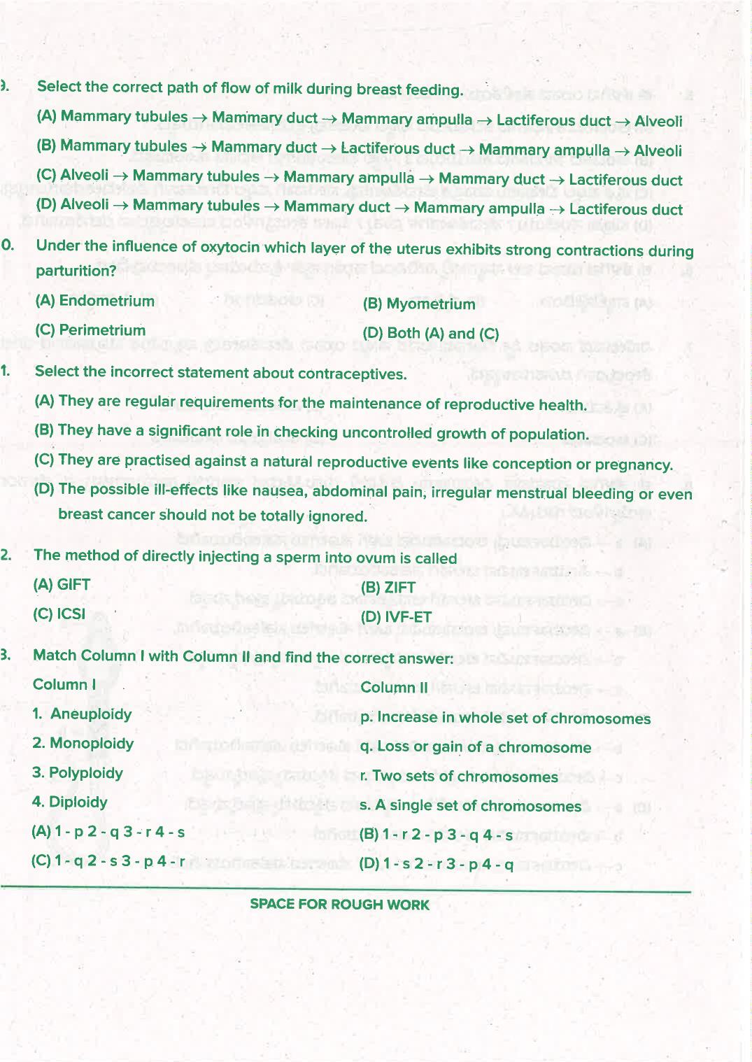 KCET 2021 Biology Question Paper - Page 8