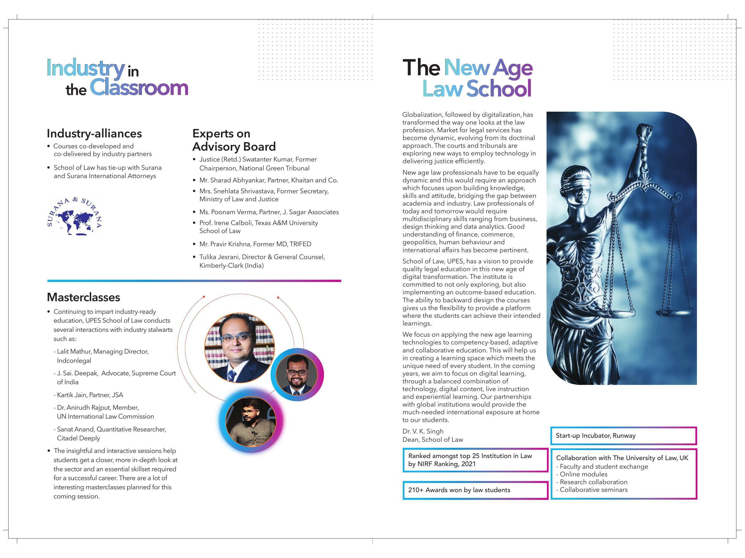 University of Petroleum and Energy Studies (UPES), Dehradun School of law Prospectus 2022 - Page 6