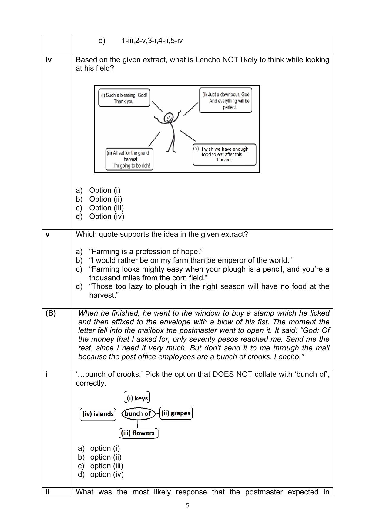 CBSE Class 10 English Question Bank - Page 5