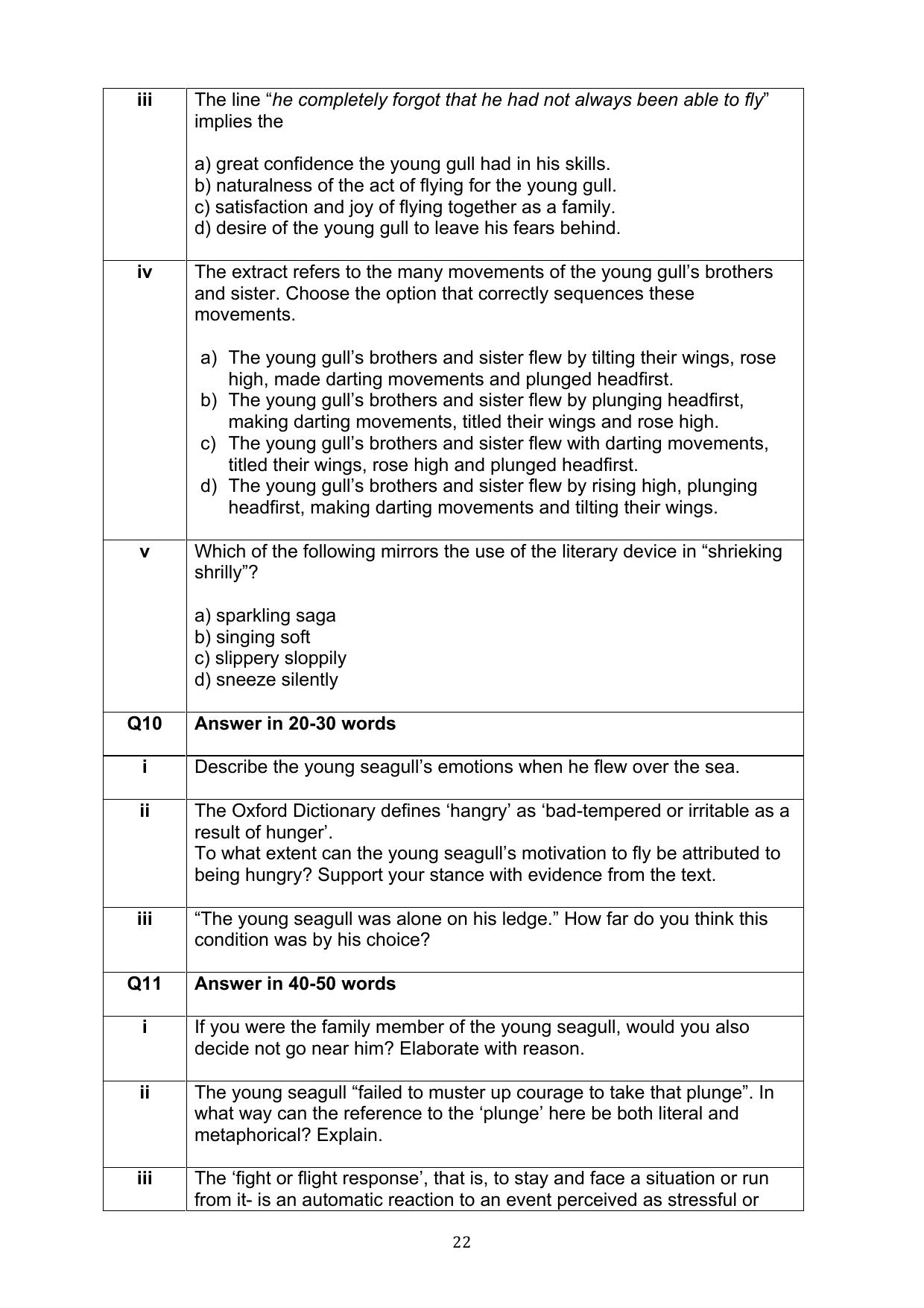 CBSE Class 10 English Question Bank - Page 22