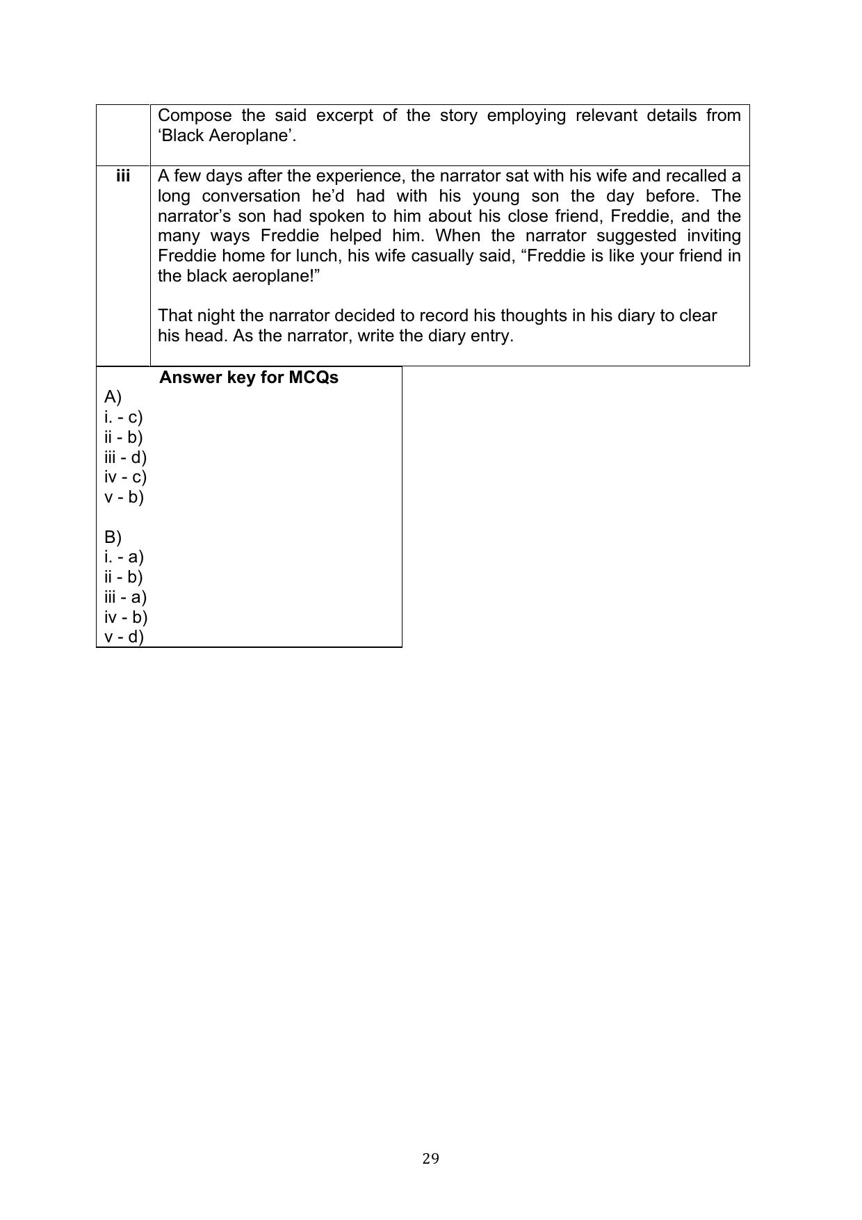 CBSE Class 10 English Question Bank - Page 29