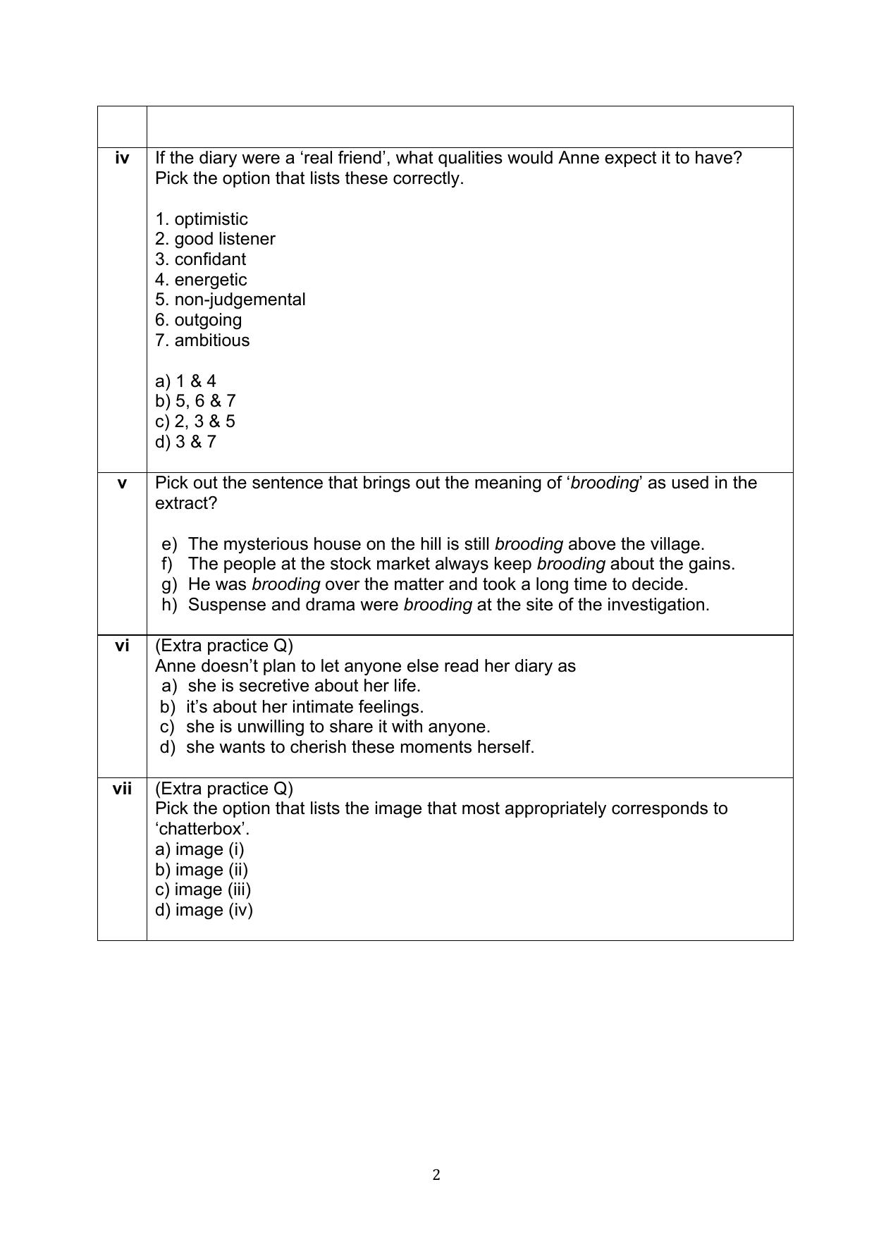 CBSE Class 10 English Question Bank - Page 39