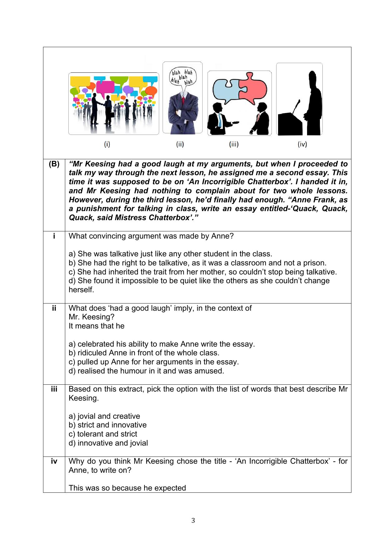 CBSE Class 10 English Question Bank - Page 40