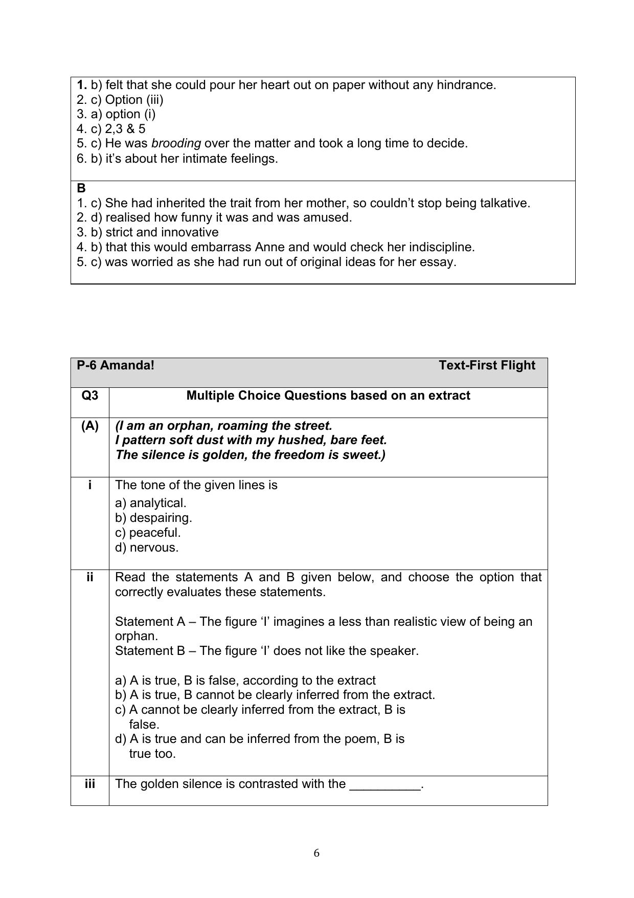 CBSE Class 10 English Question Bank - Page 43