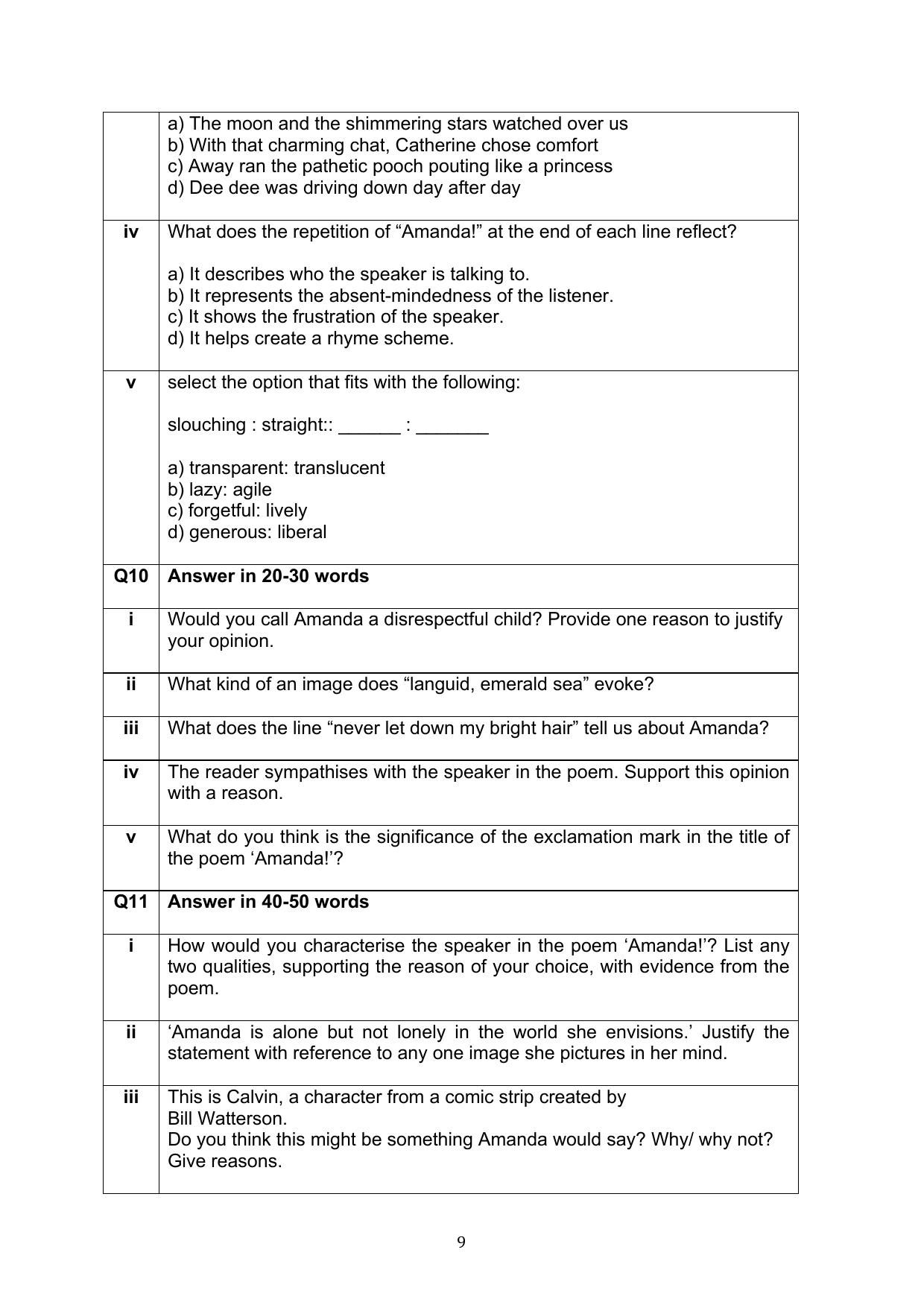CBSE Class 10 English Question Bank - Page 46