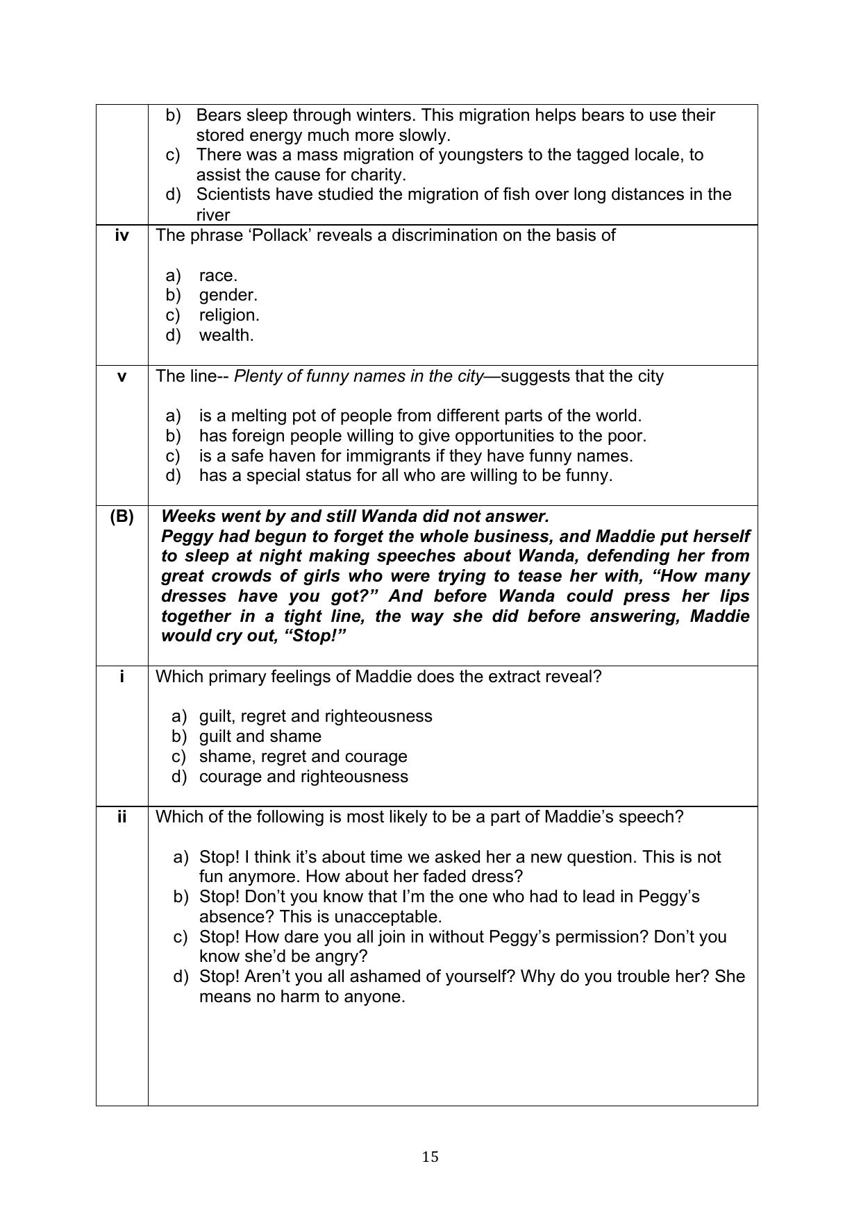 CBSE Class 10 English Question Bank - Page 52