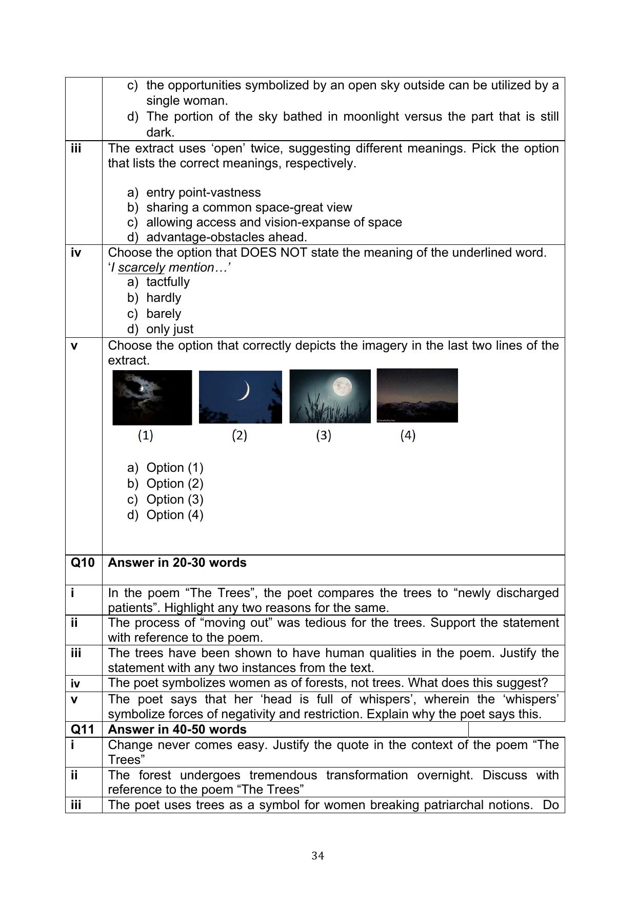 CBSE Class 10 English Question Bank - Page 71