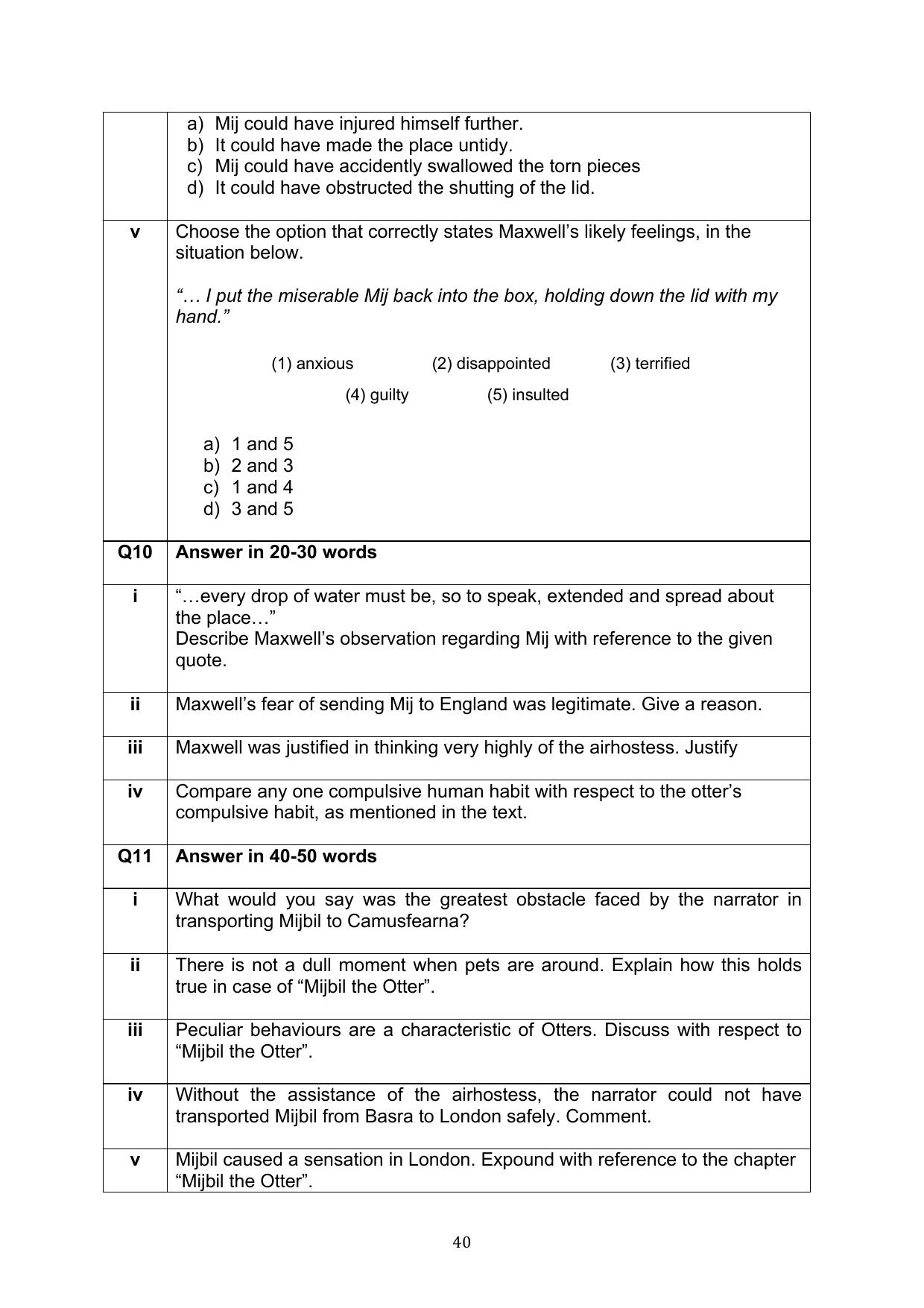 CBSE Class 10 English Question Bank - Page 77