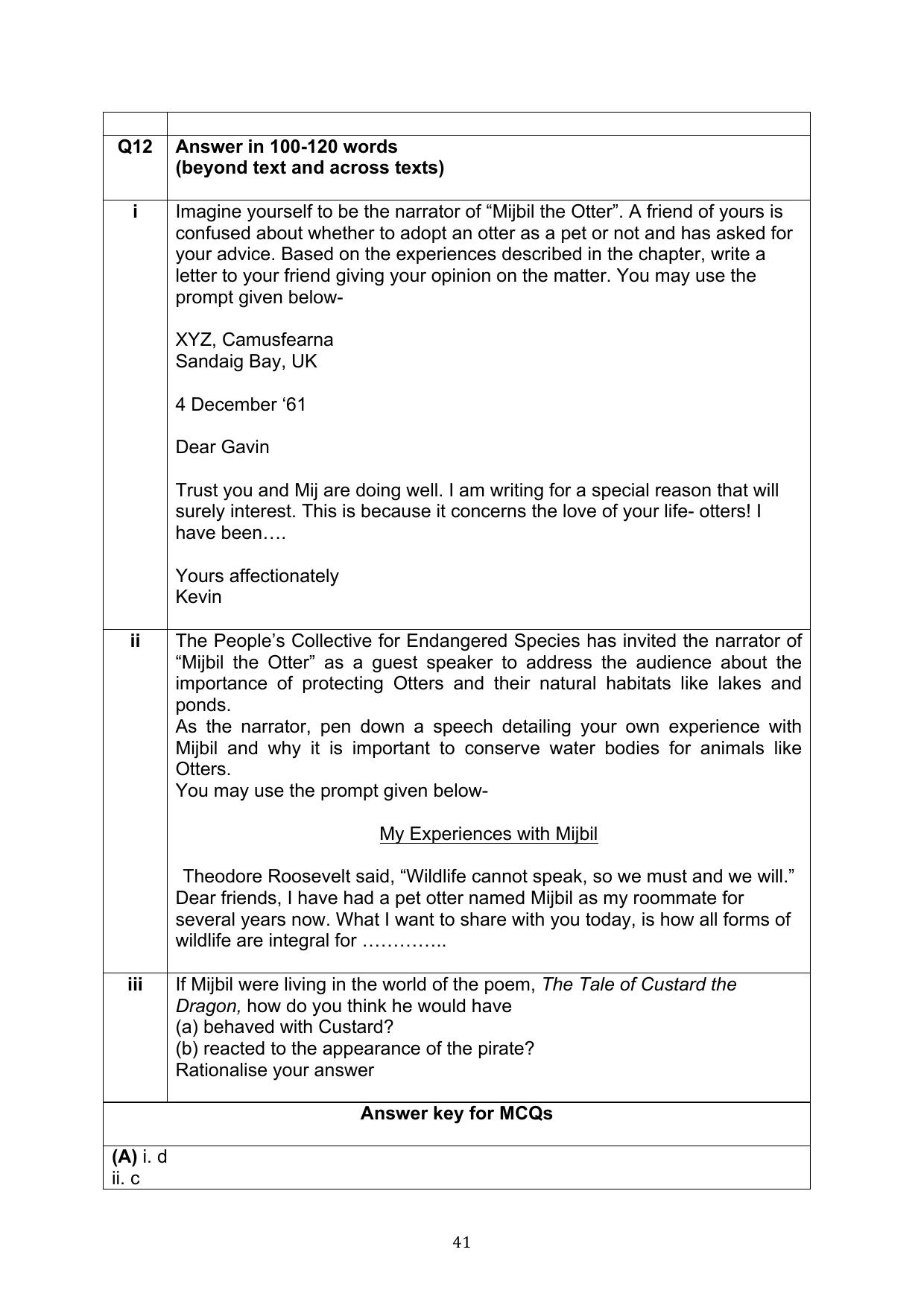 CBSE Class 10 English Question Bank - Page 78