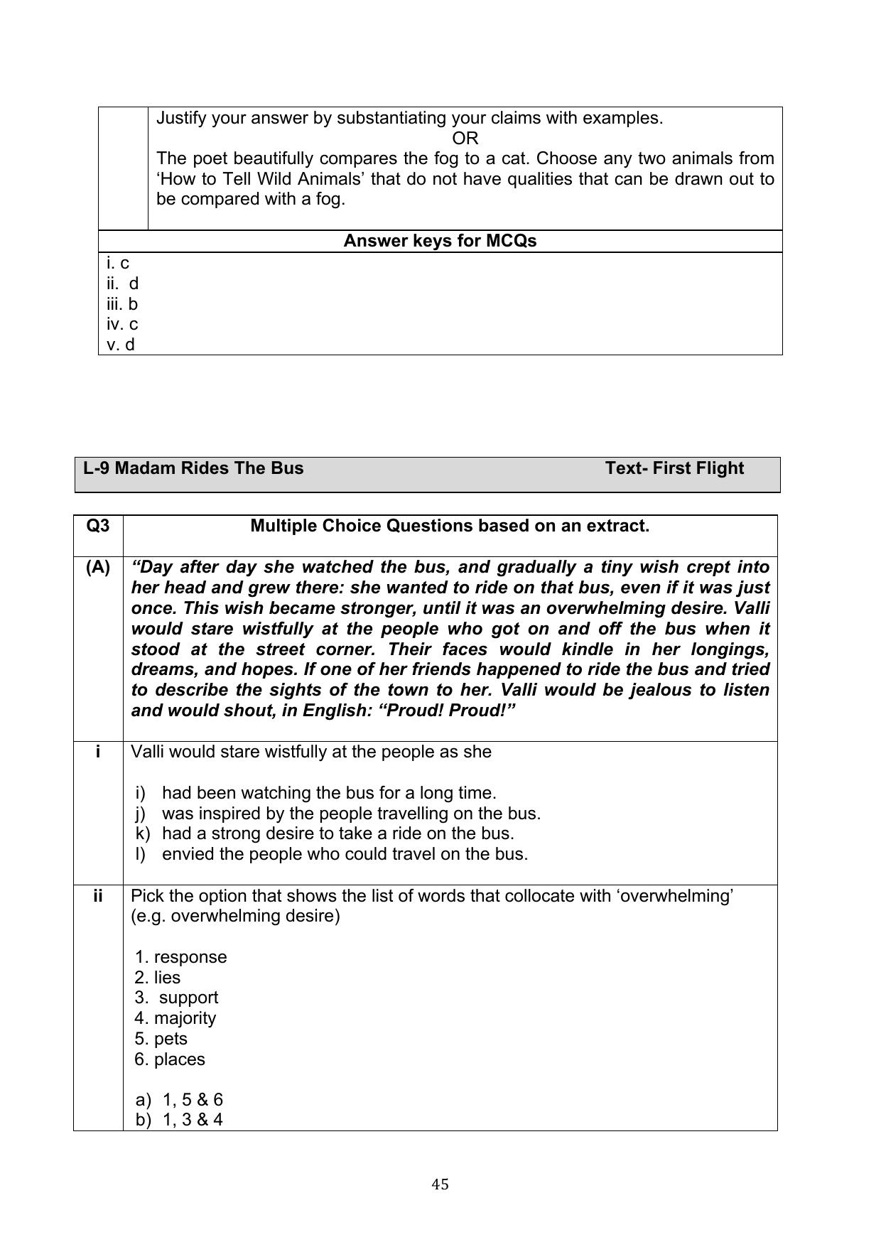 CBSE Class 10 English Question Bank - Page 82