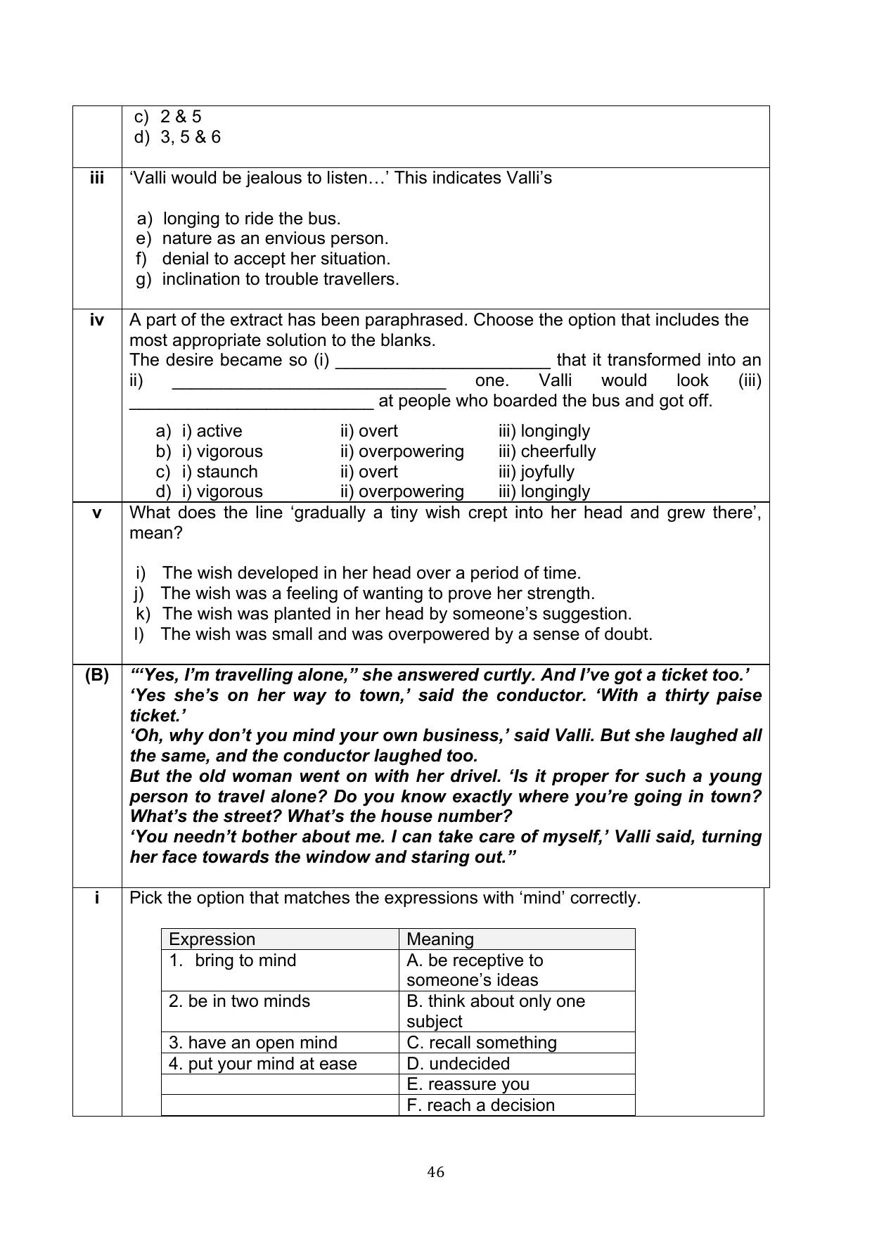 CBSE Class 10 English Question Bank - Page 83
