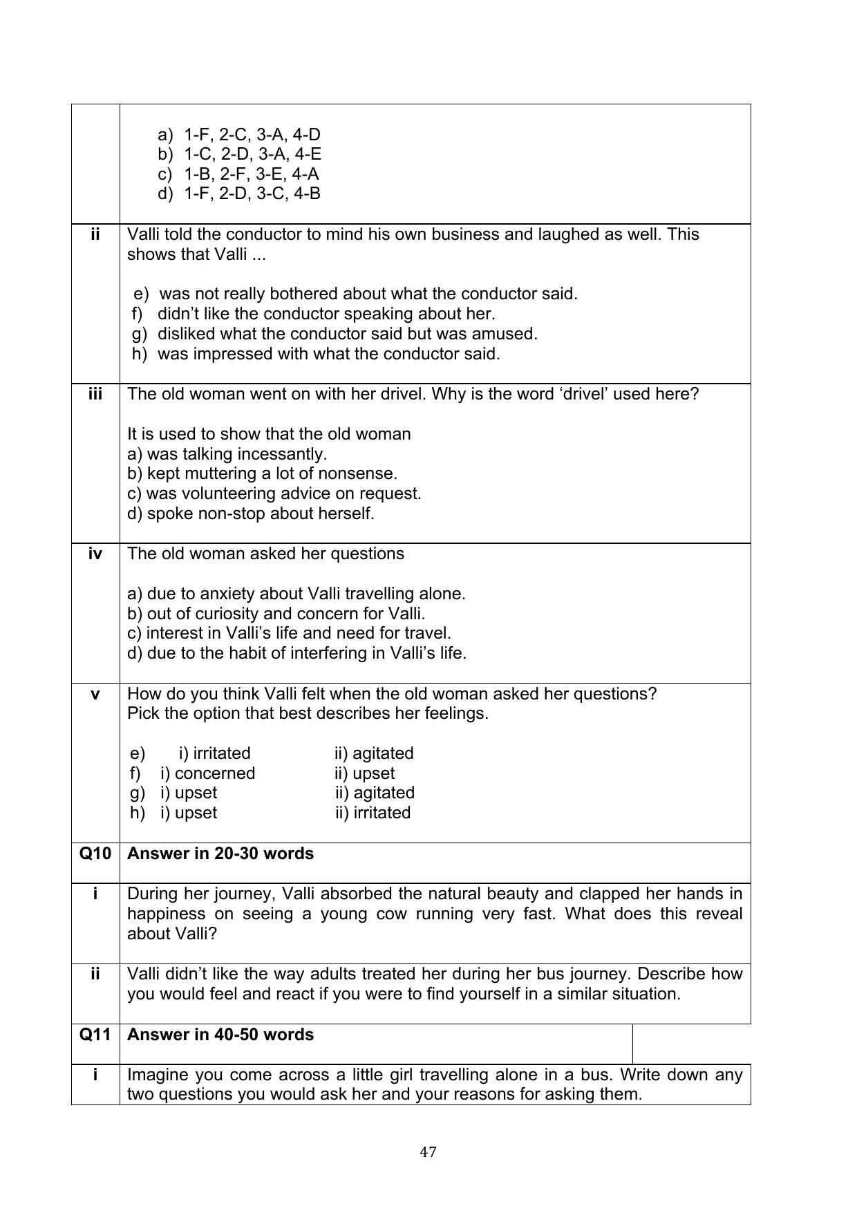 CBSE Class 10 English Question Bank - Page 84