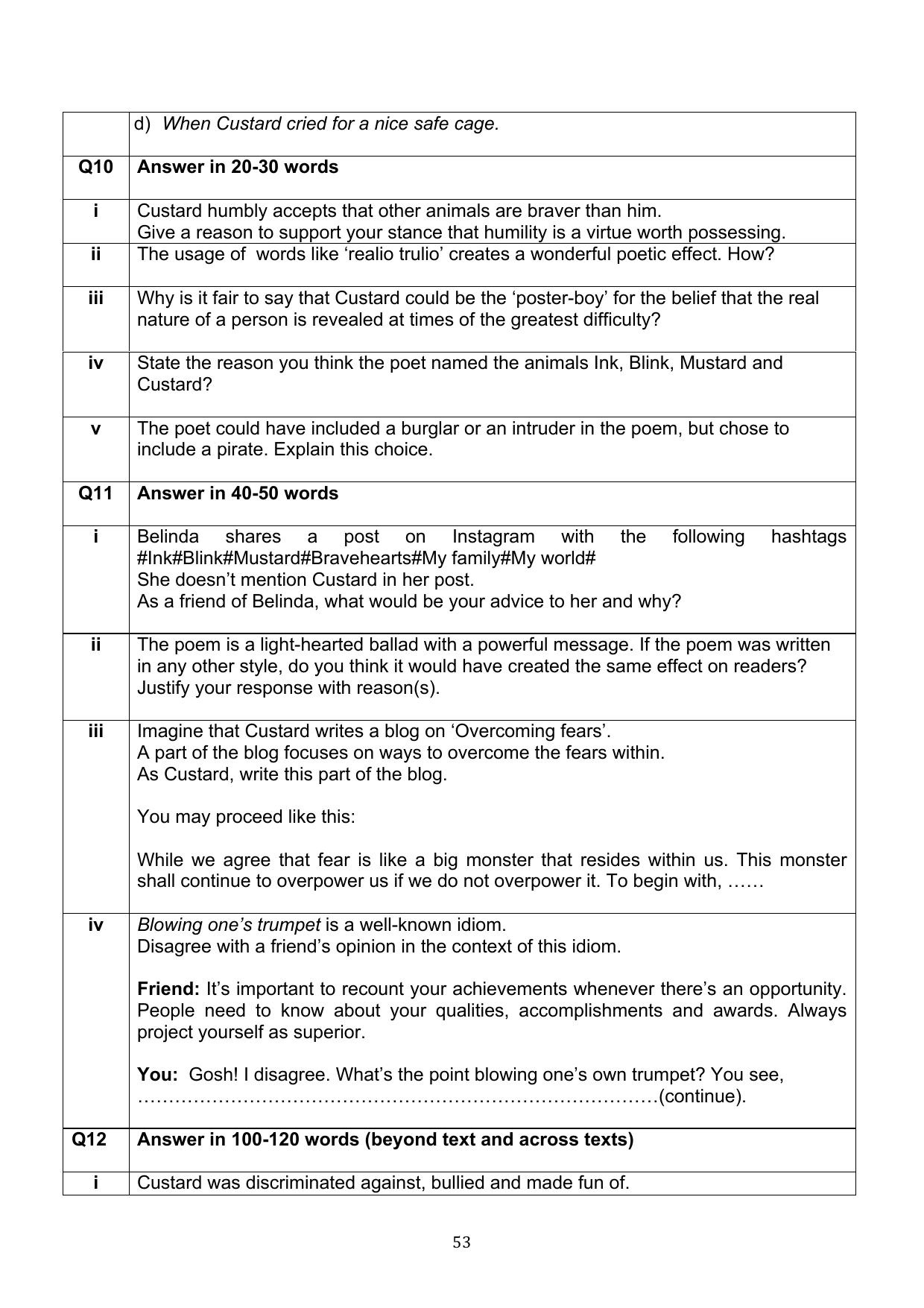 CBSE Class 10 English Question Bank - Page 90
