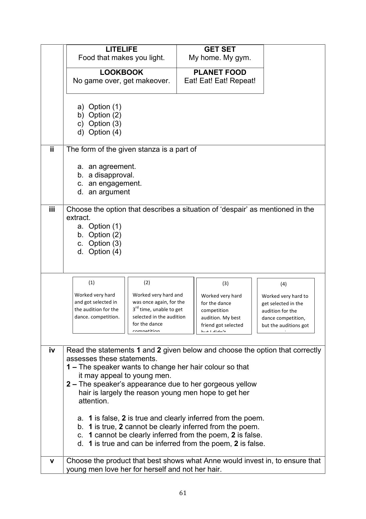 CBSE Class 10 English Question Bank - Page 98