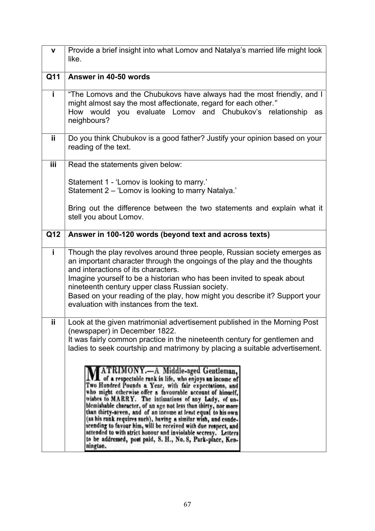 CBSE Class 10 English Question Bank - Page 104