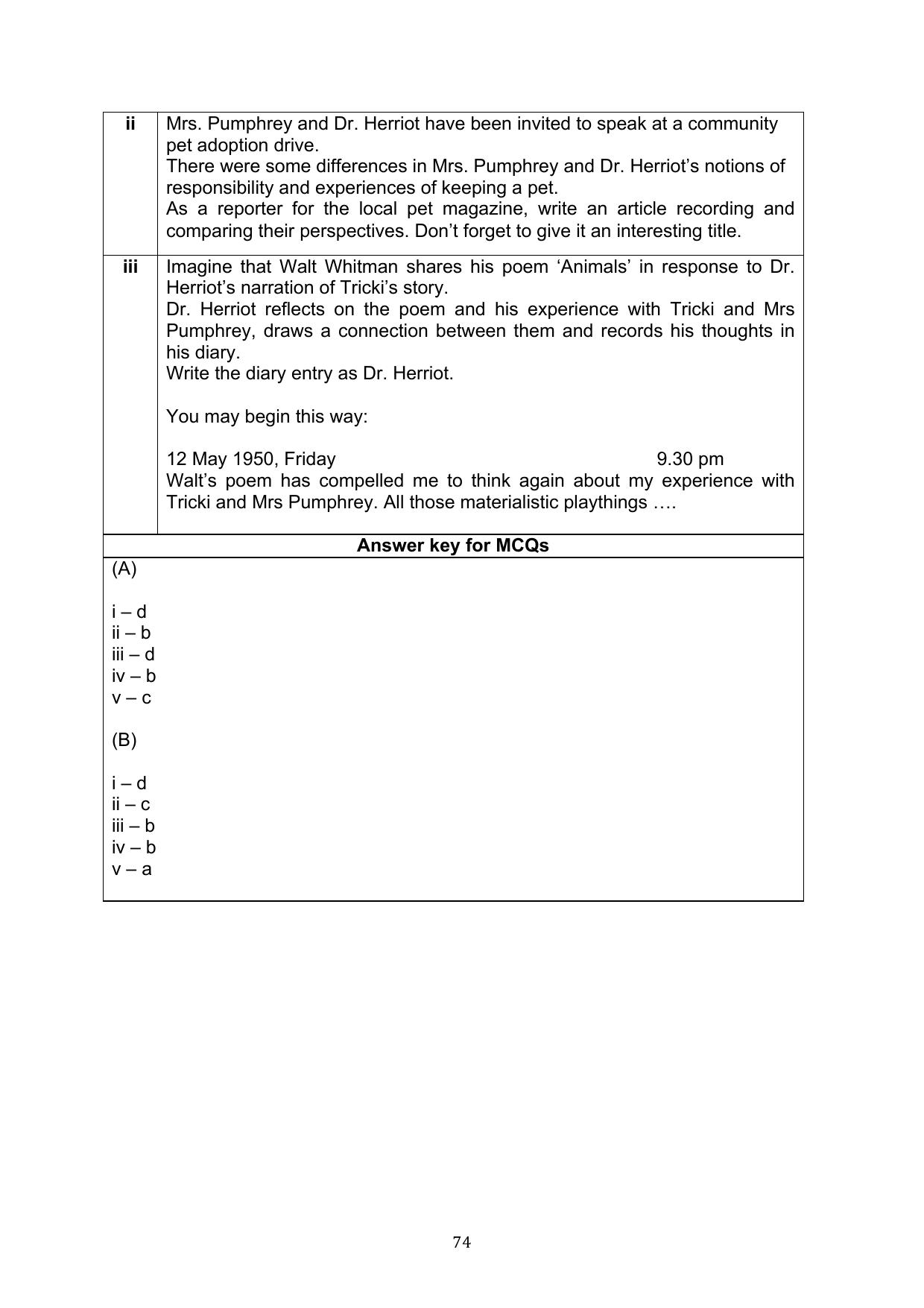 CBSE Class 10 English Question Bank - Page 111