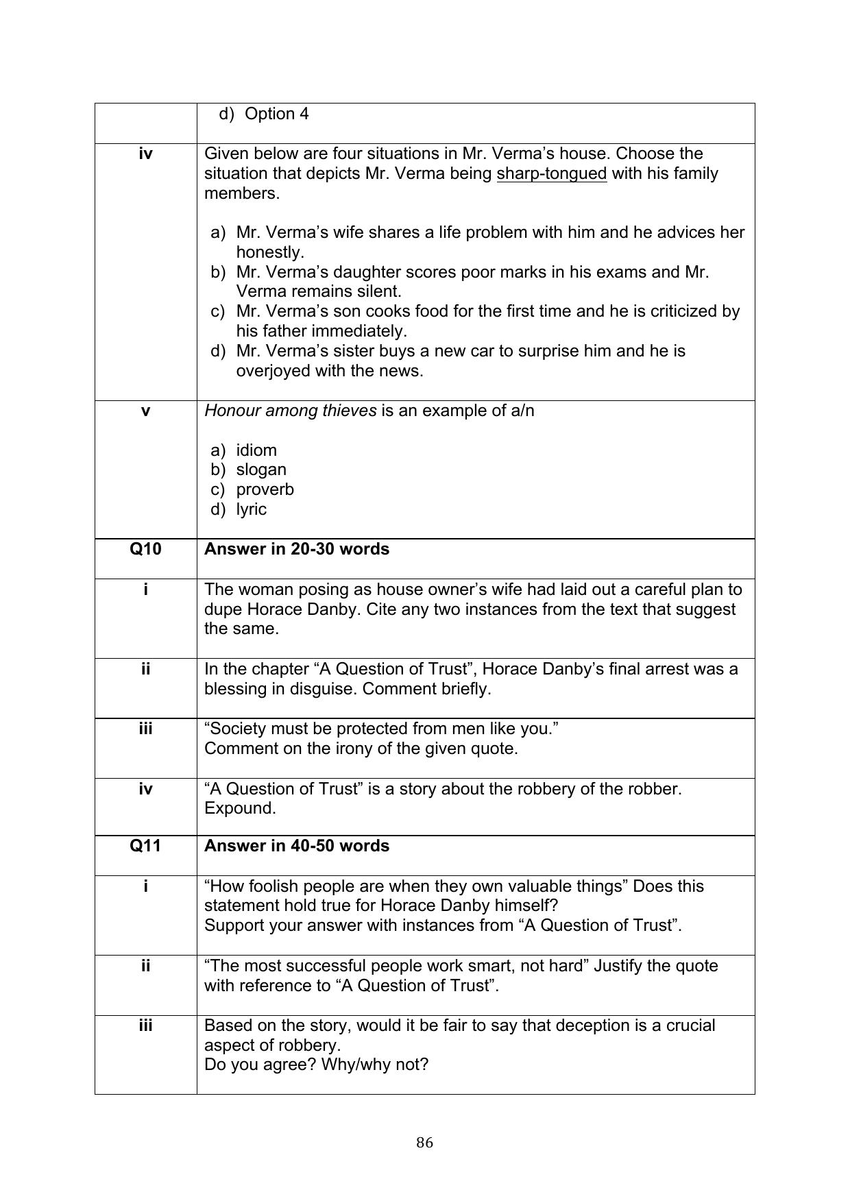 CBSE Class 10 English Question Bank - Page 123