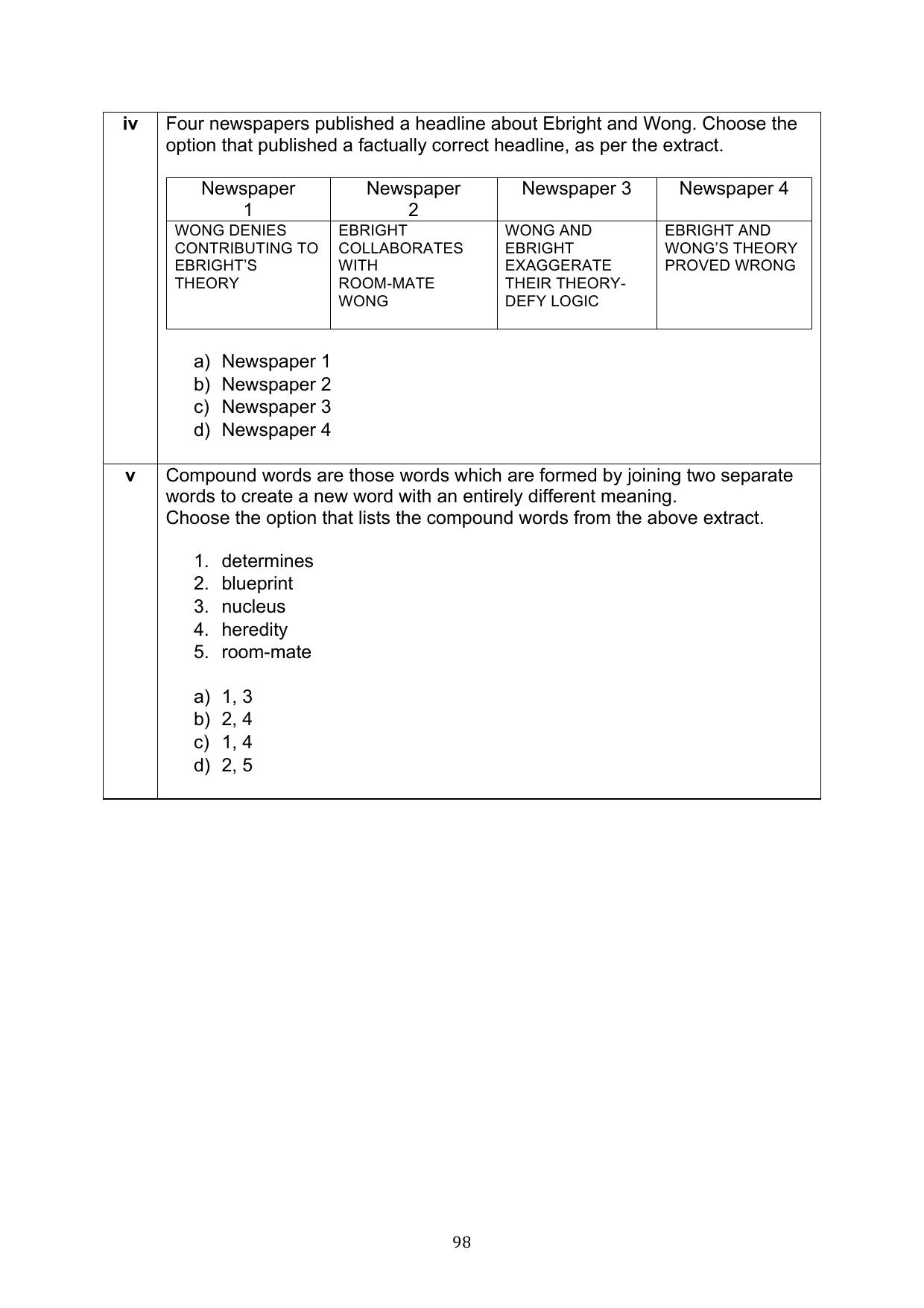CBSE Class 10 English Question Bank - Page 135