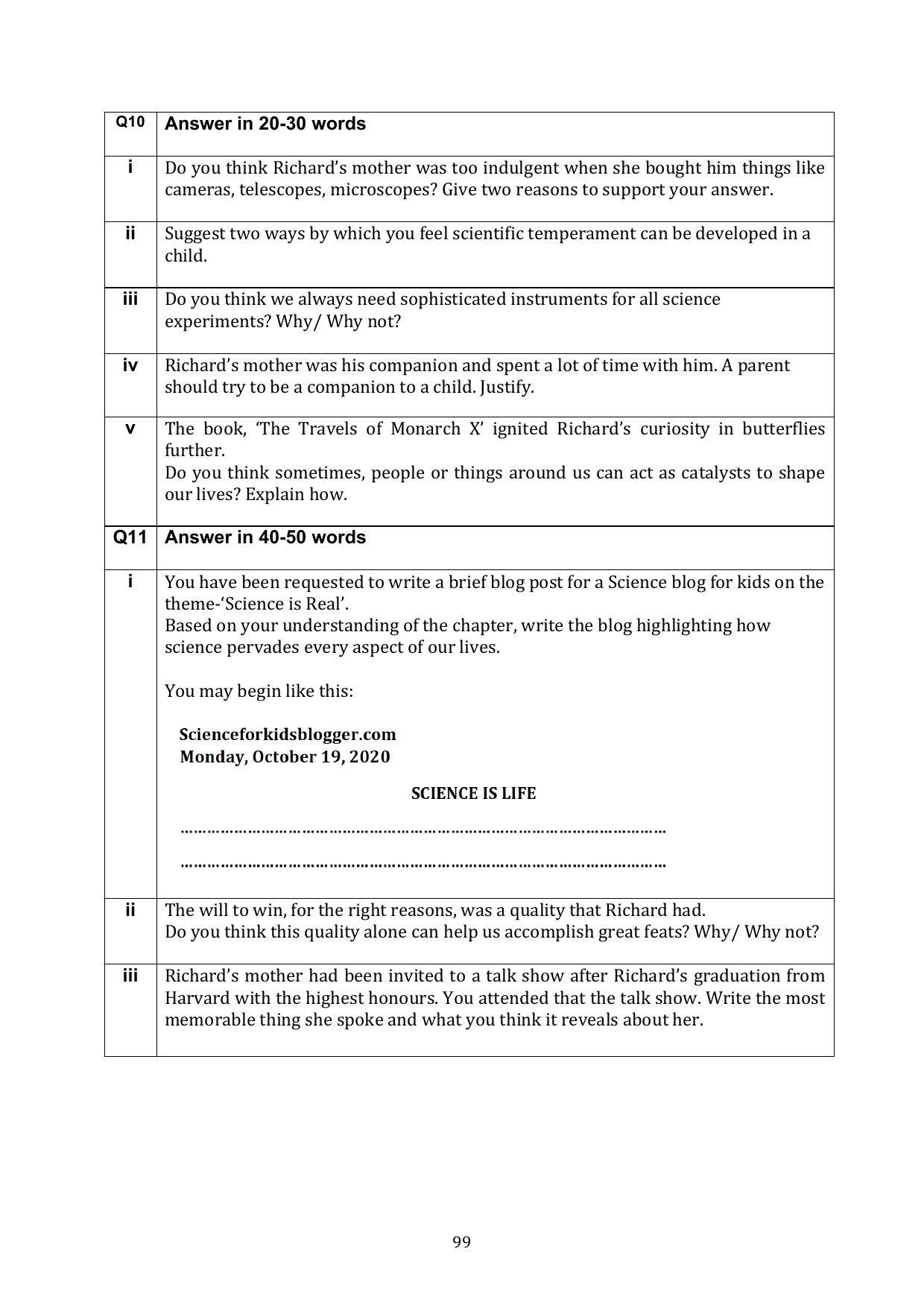 CBSE Class 10 English Question Bank - Page 136