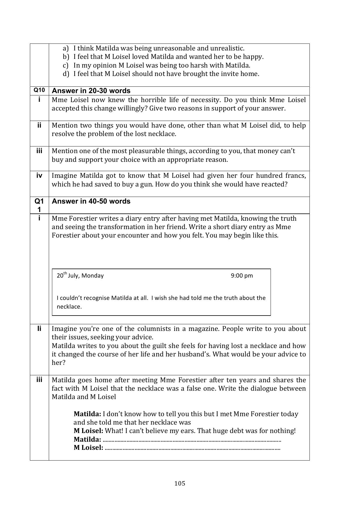CBSE Class 10 English Question Bank - Page 142